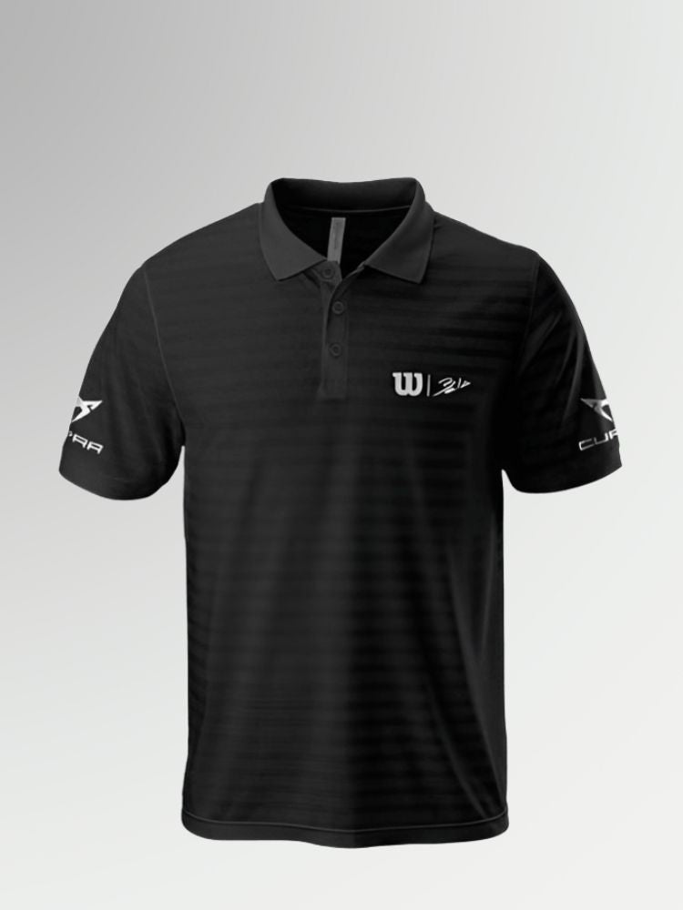 POLO-SHIRT BELA STRIPE SCHWARZES - WILSON x CUPRA