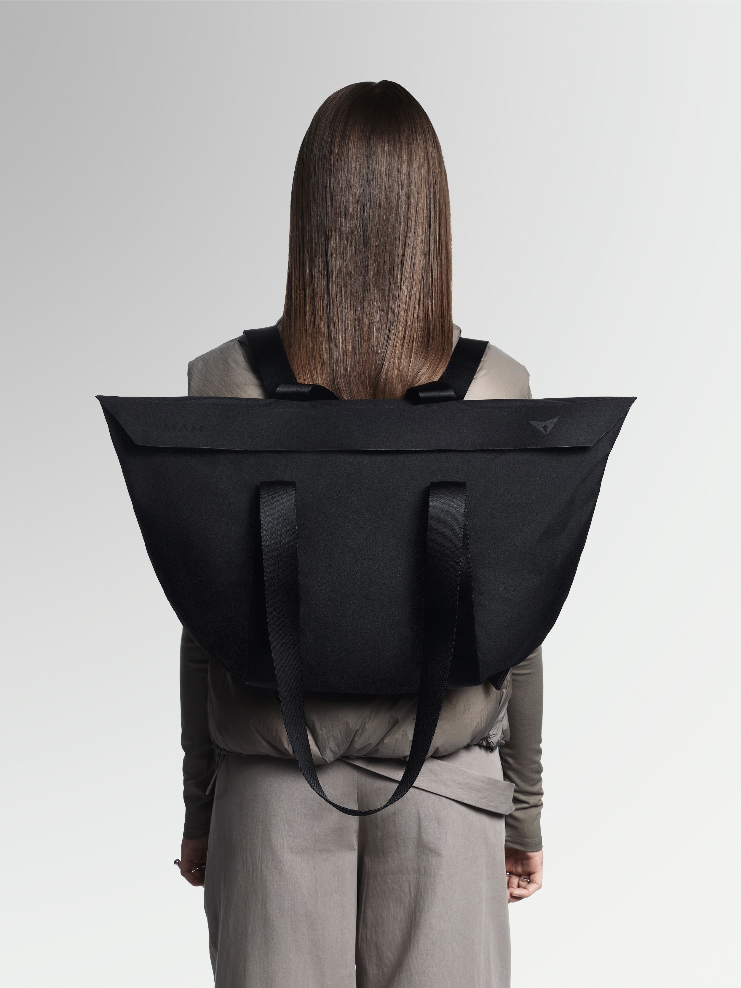 RUCKSACK TOTE BAG GRAU UNISEX