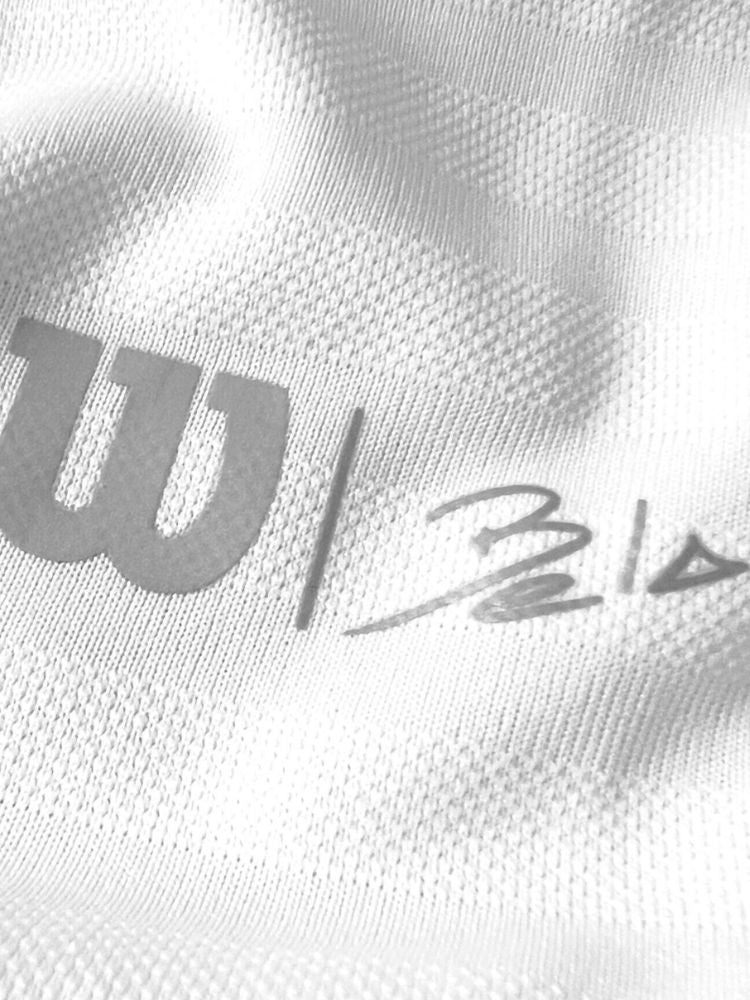 POLO-SHIRT BELA STRIPE WEISSES - WILSON x CUPRA