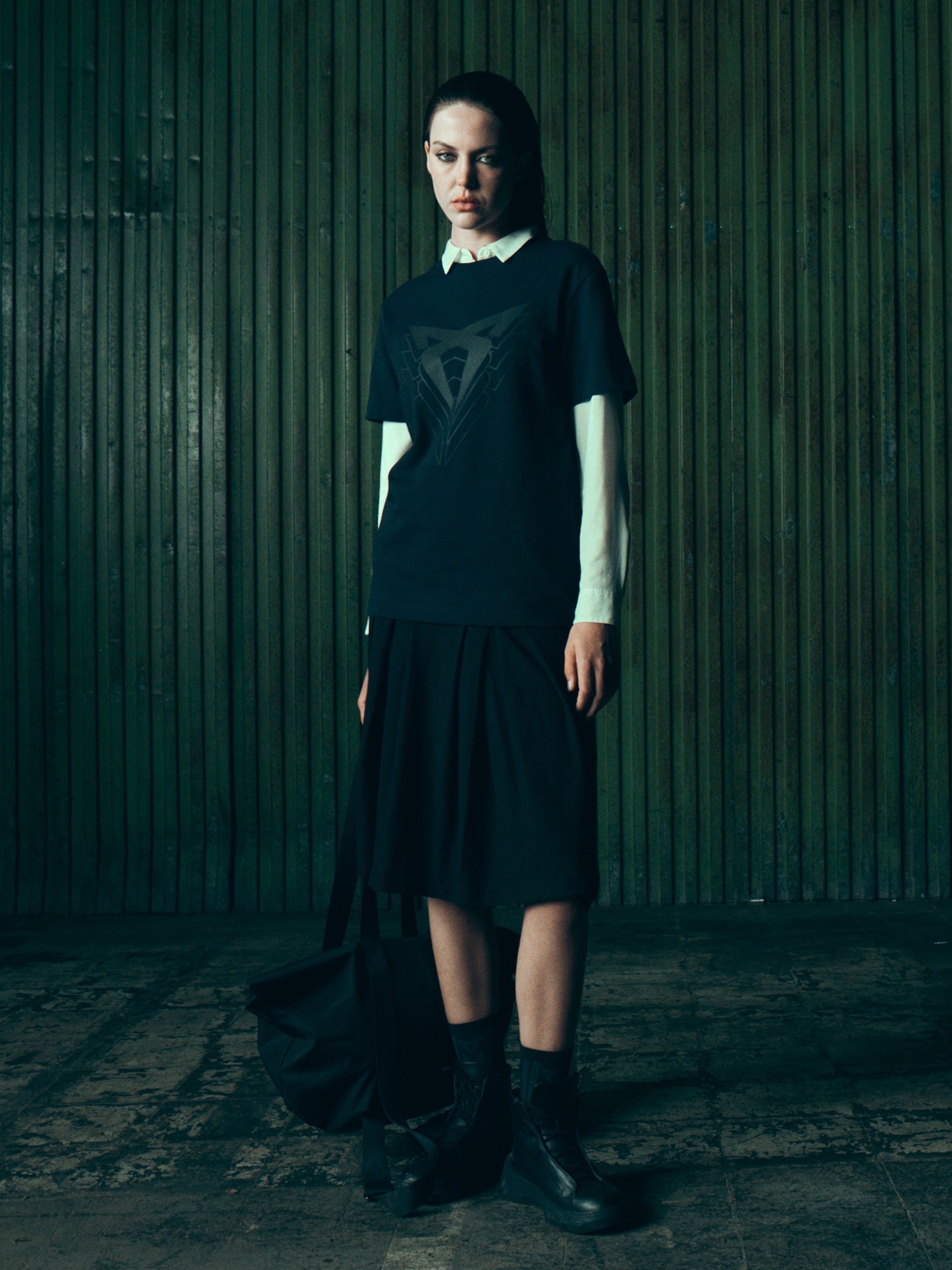 CAMISETA BIG LOGO NEGRA UNISEX