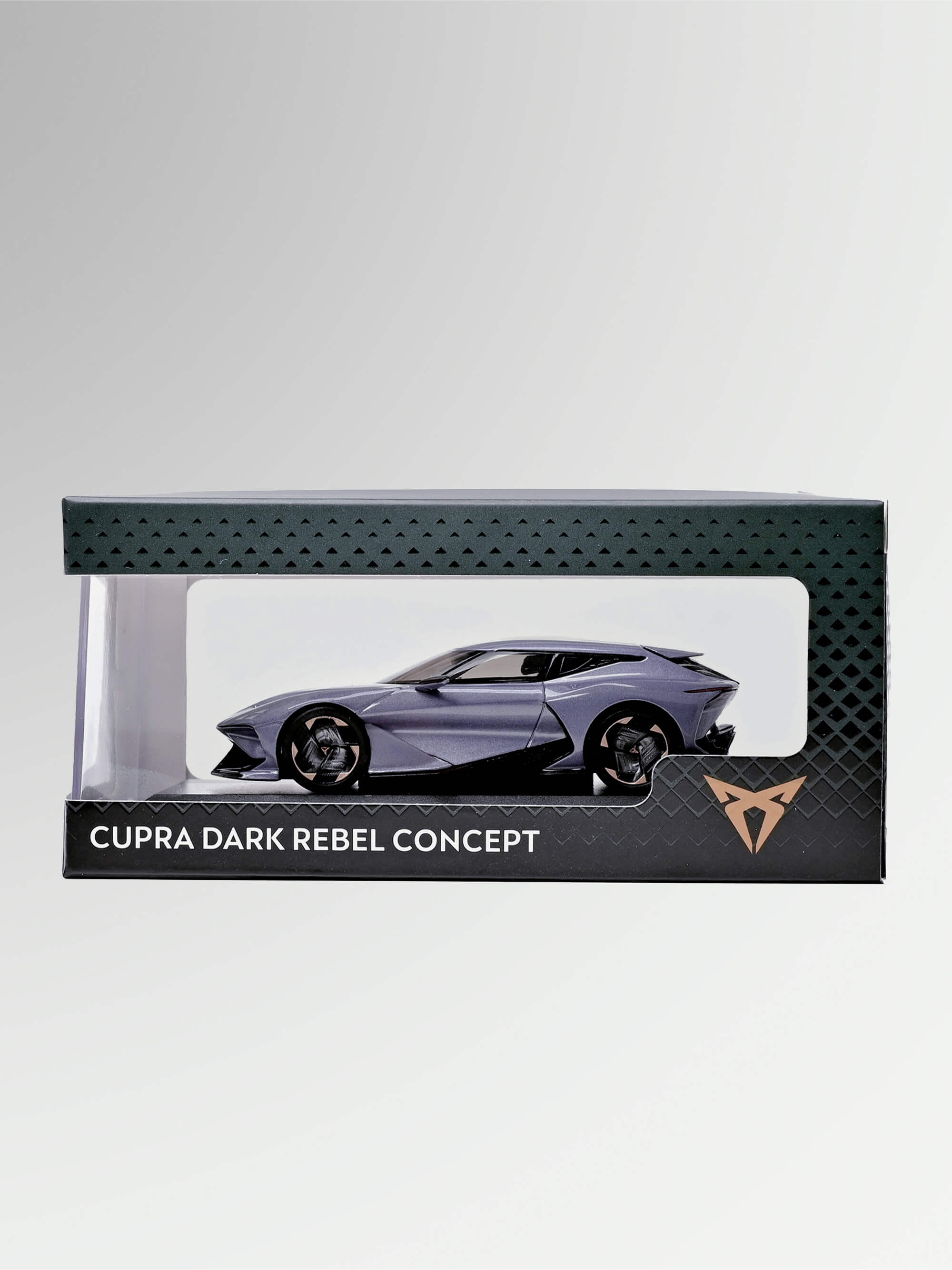 CUPRA DarkRebel Modellauto 1:43 mit Flüssigglanz