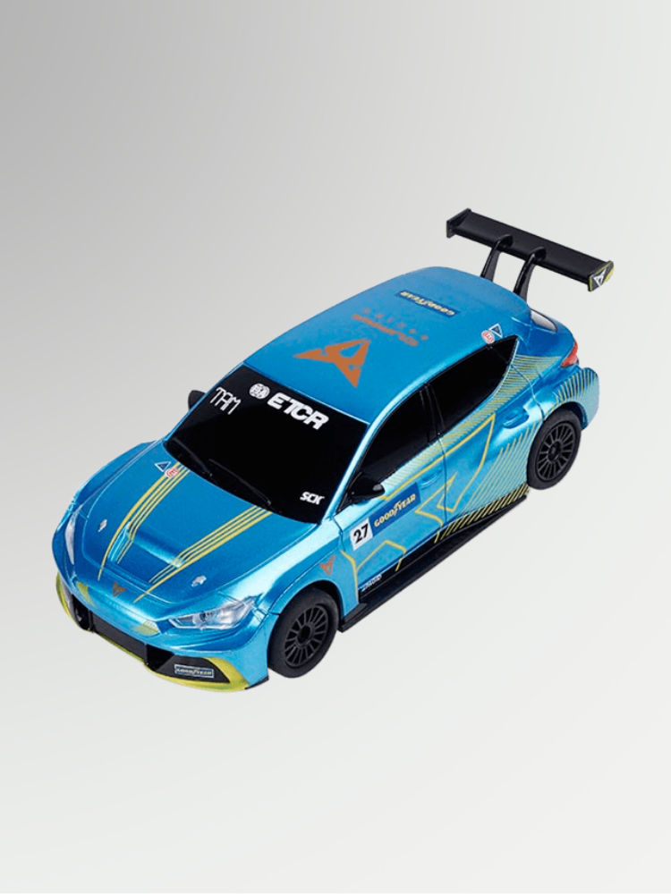 COCHE A ESCALA 1:43 SCALEXTRIC CUPRA E-RACER COMPACT – TAMBAY – WORLD CHAMPION ROW - SCALEXTRIC x CUPRA