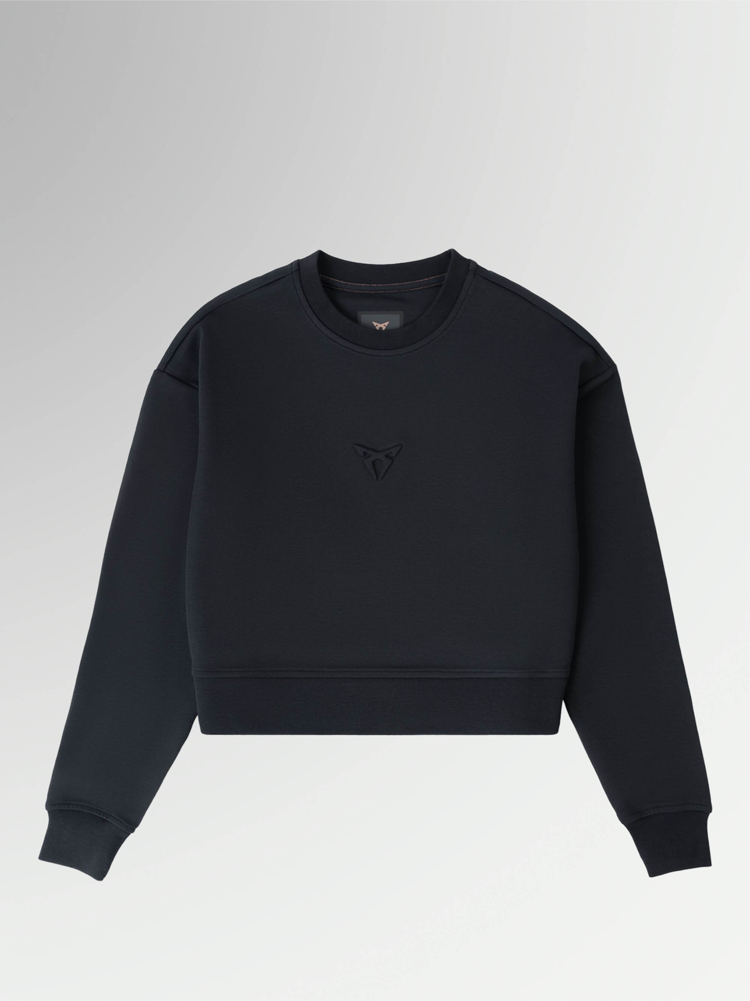 CUPRA SUDADERA EMBOSSED CROPPED