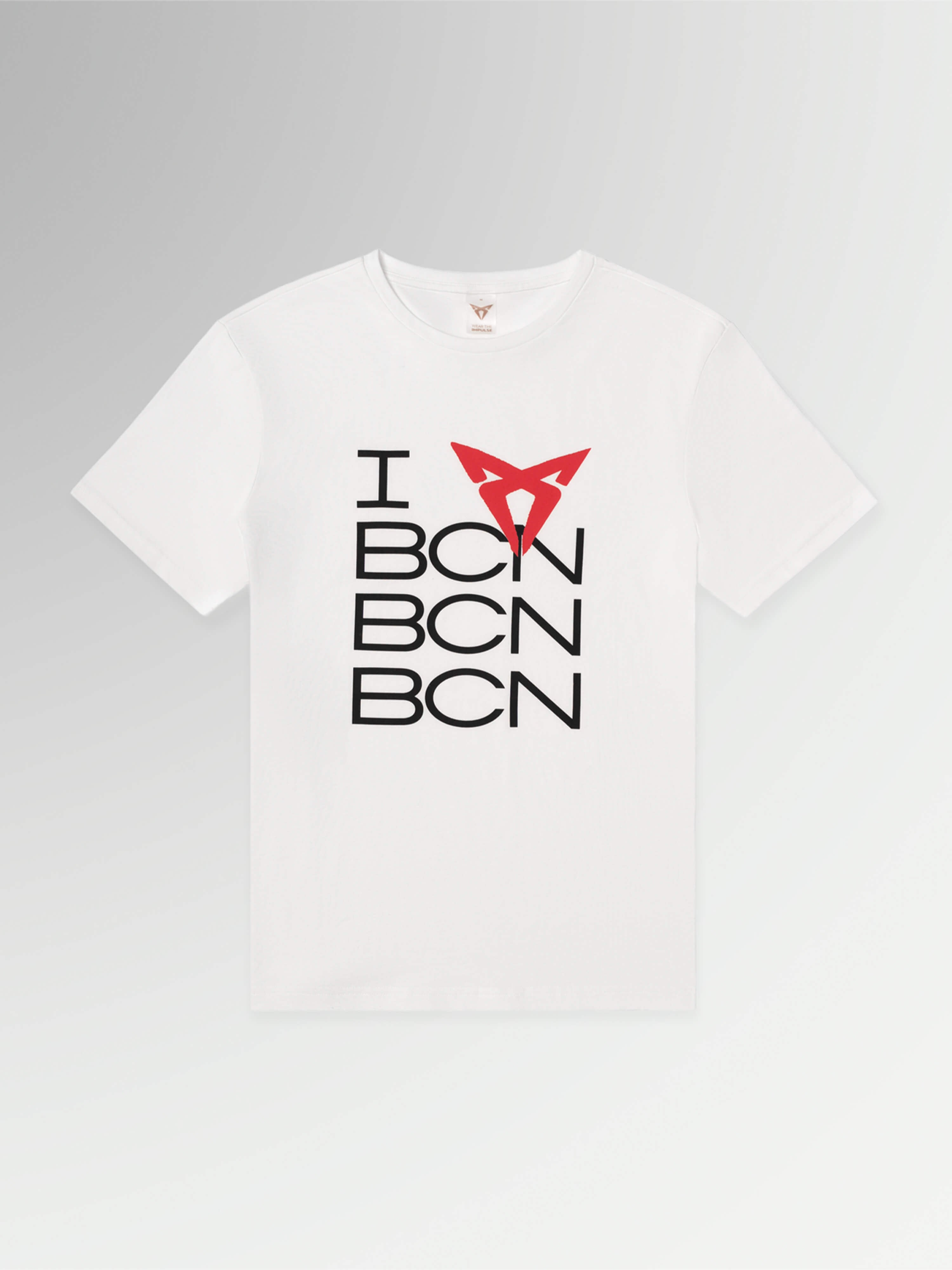 T-SHIRT I LOVE CUPRA BCN WEISS UNISEX
