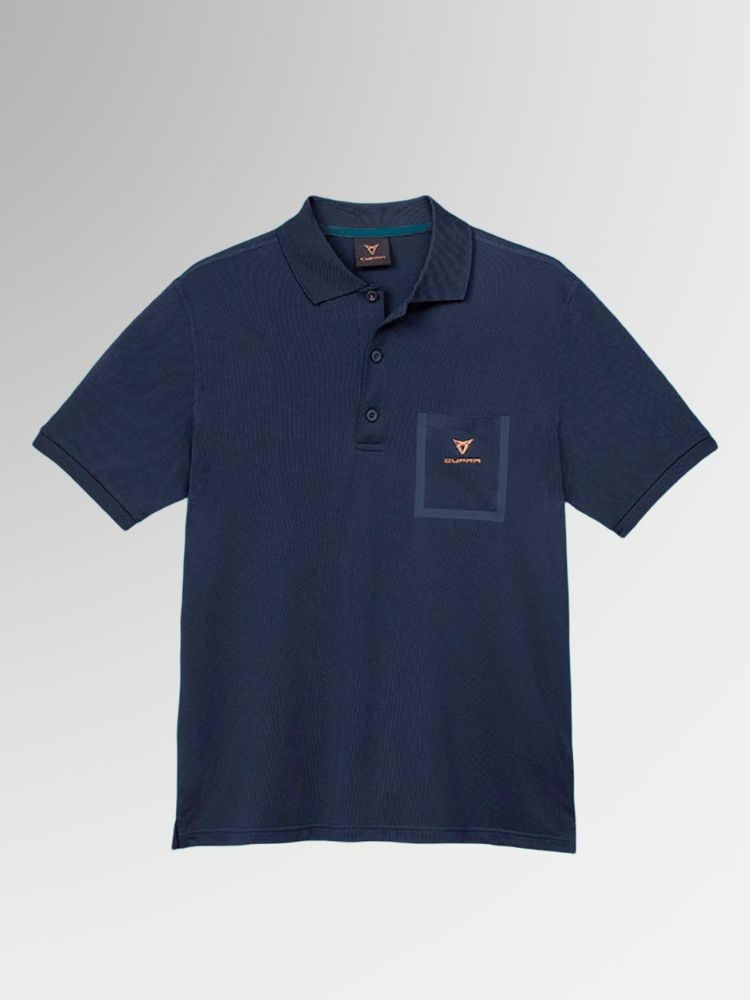 Pitch black CUPRA polo T-shirt | CUPRA Collection