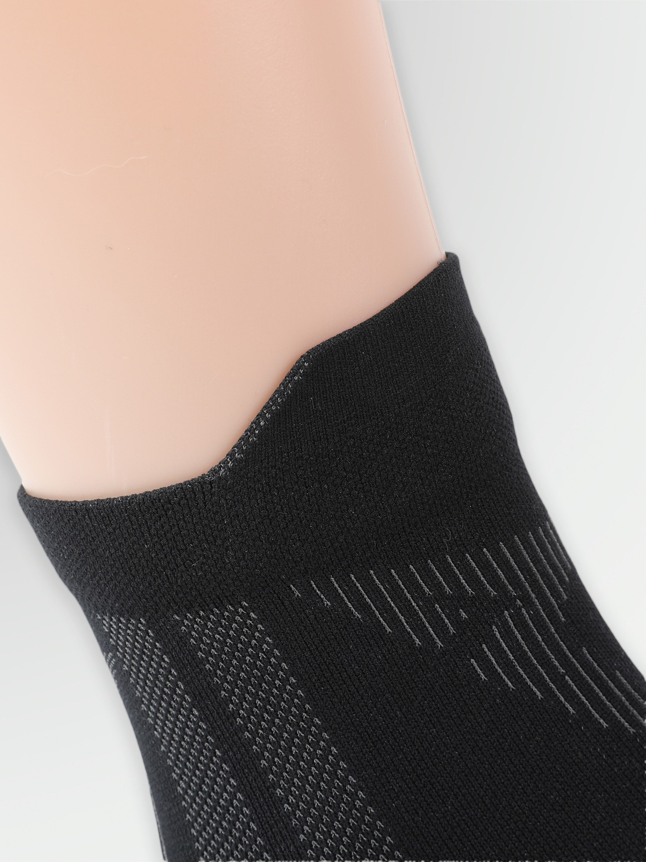 Kurze Unisex-Sportsocken Anthrazit