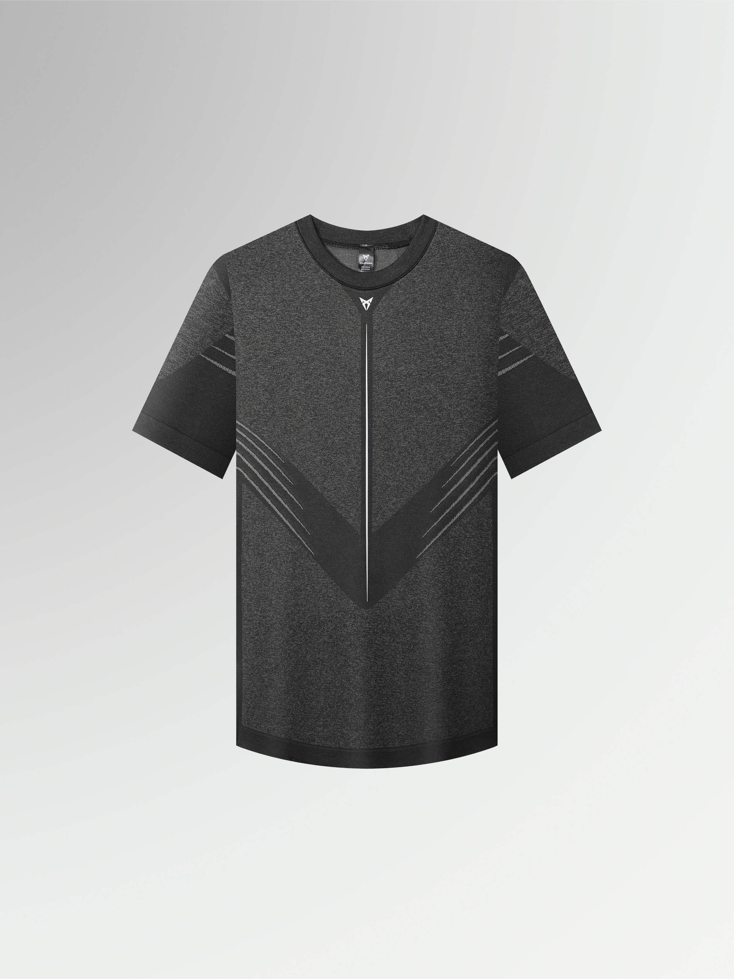 Camiseta deportiva técnica CUPRA para hombre de color antracita