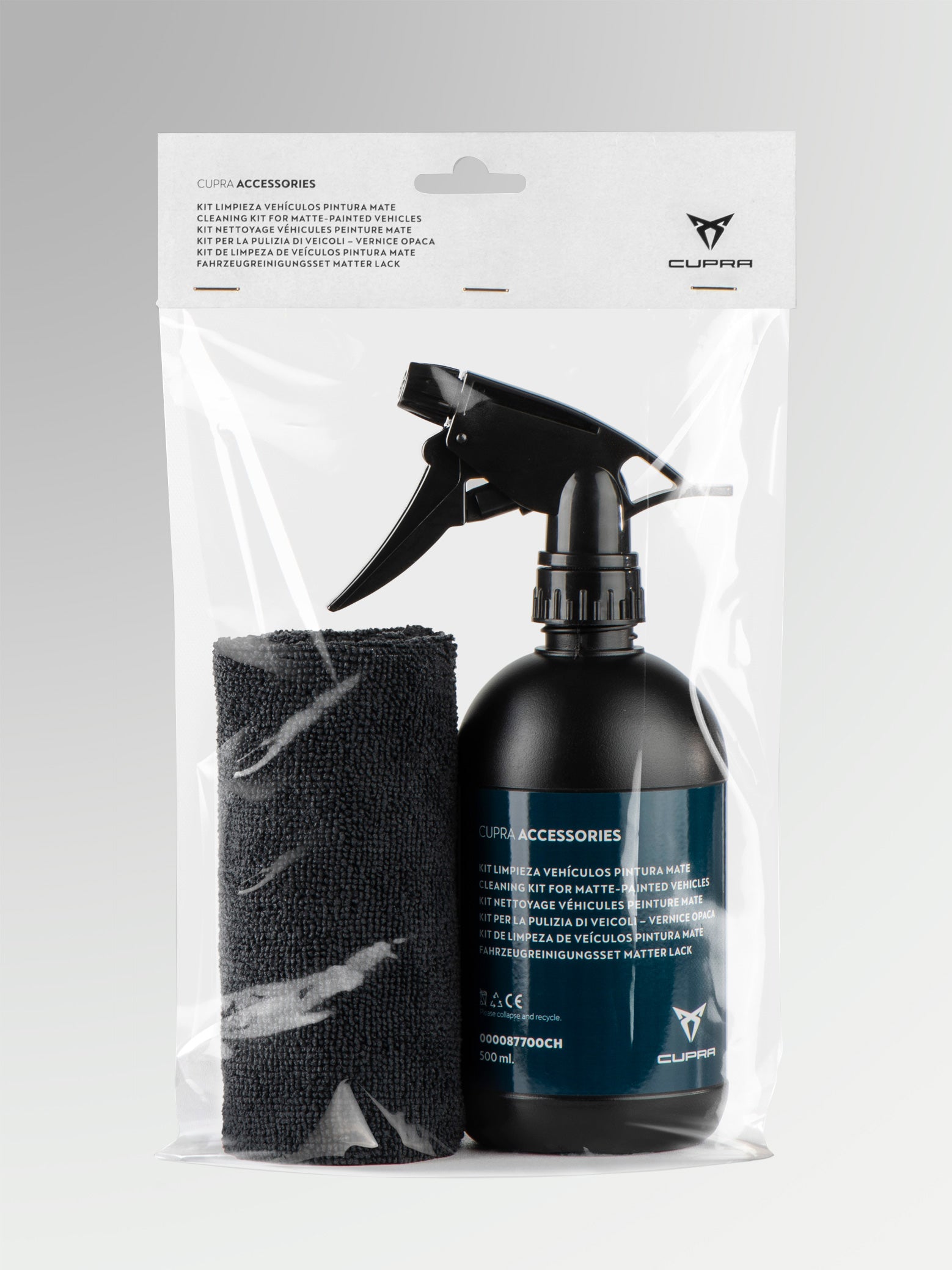 Kit de Limpieza para coches con pinturas Mate y  Superficies Interiores No Porosas