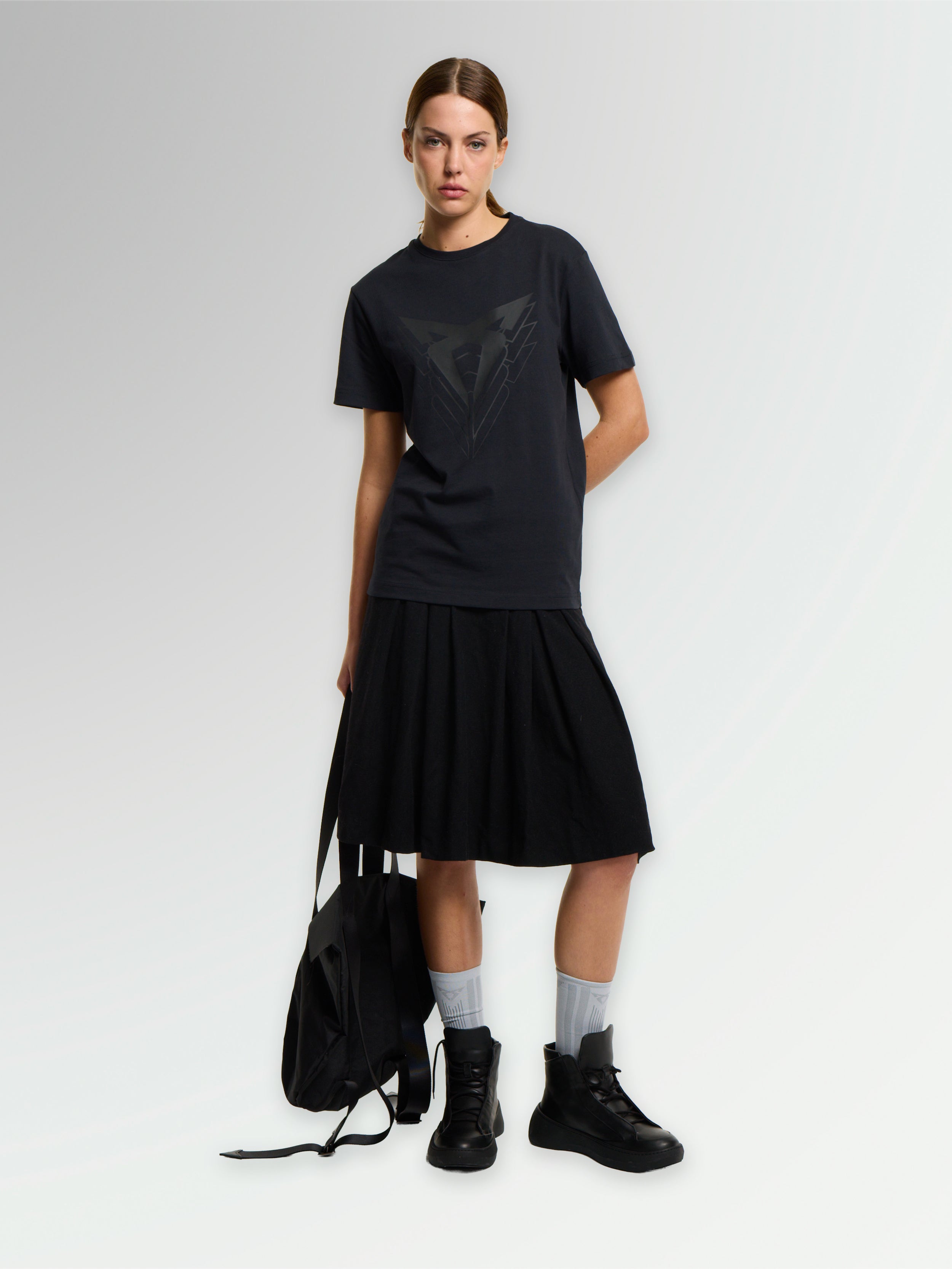 CAMISETA BIG LOGO NEGRA UNISEX