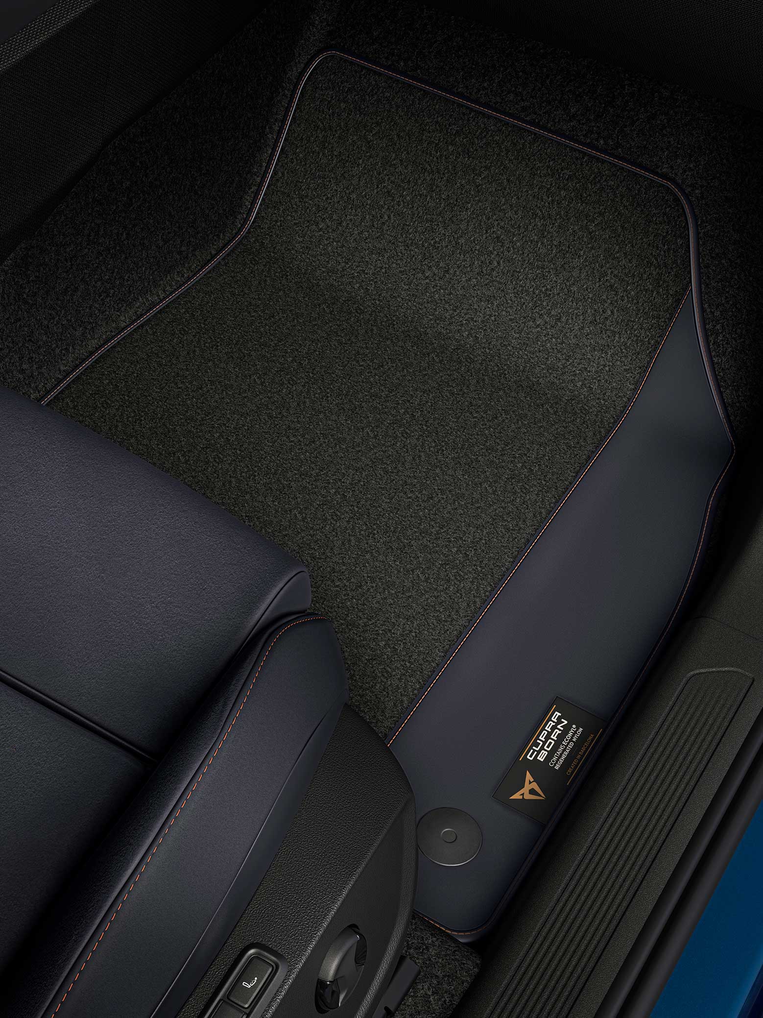 ALFOMBRILLAS PARA CUPRA BORN ACABADO NEGRO