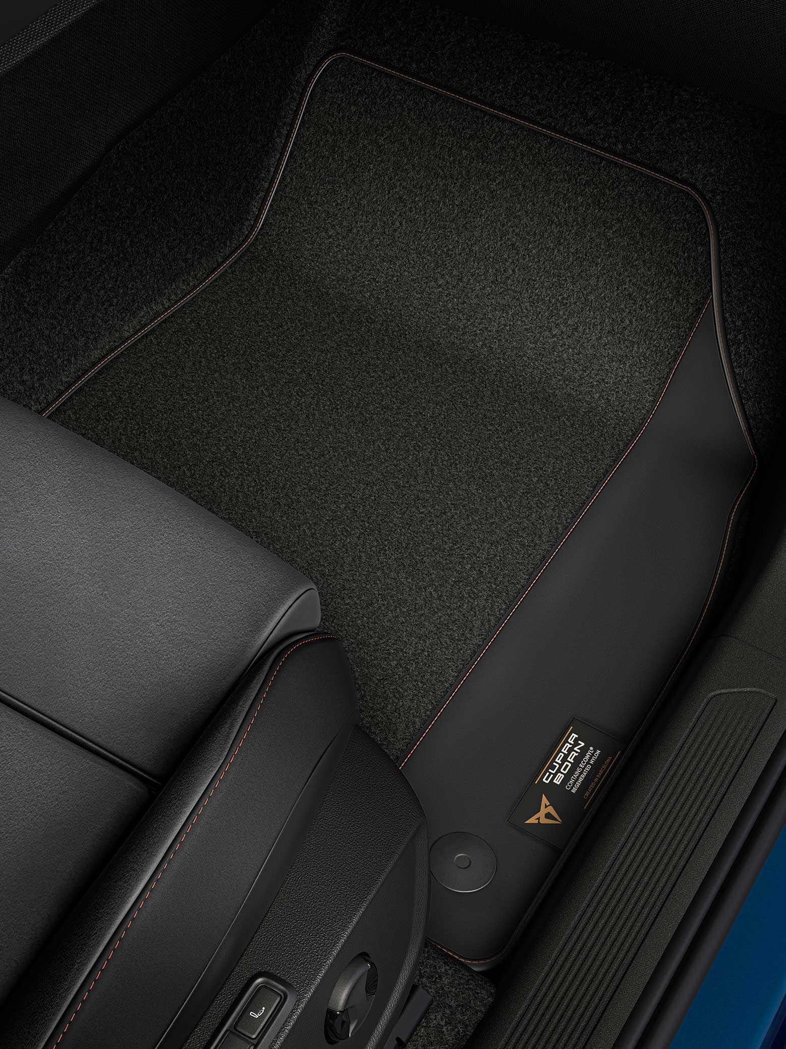 ALFOMBRILLAS PARA CUPRA BORN ACABADO AZUL