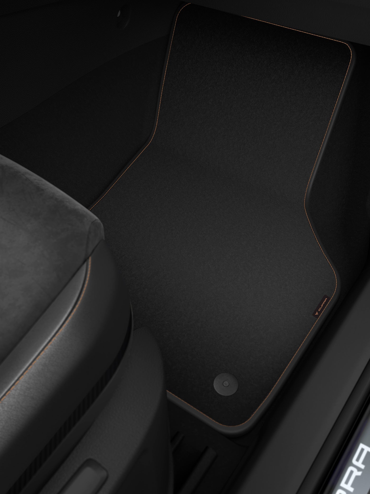 ALFOMBRILLAS PARA CUPRA ATECA CON BORDADO COBRE