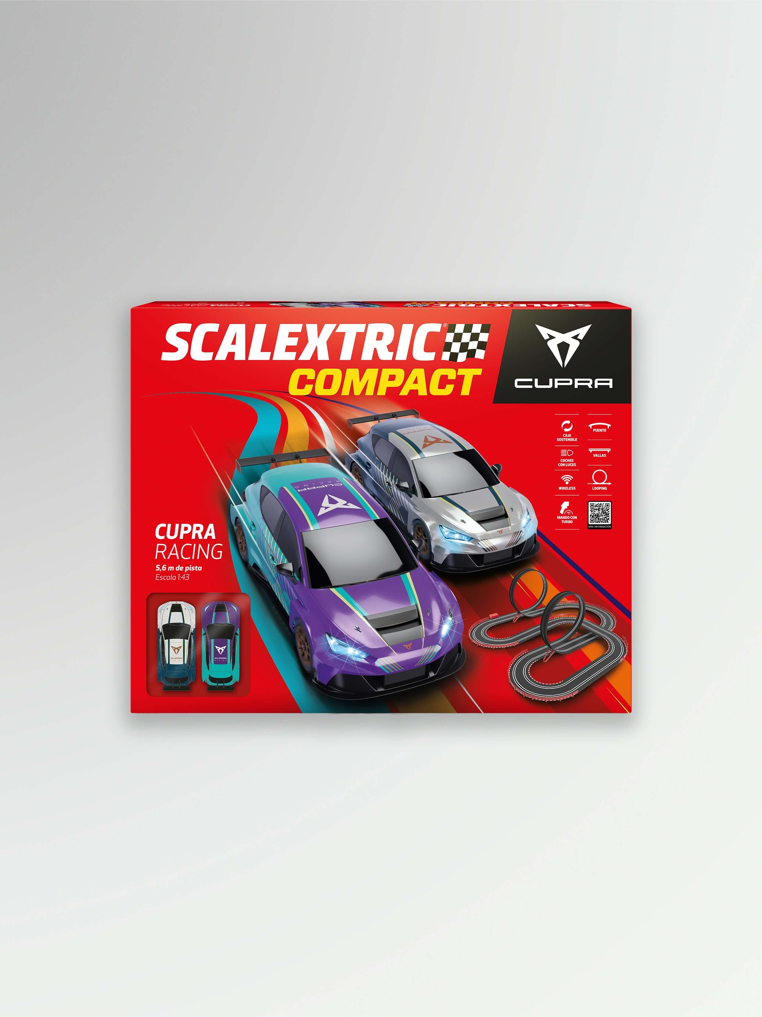 KOMPAKTE RENNSPORTKURVE - SCALEXTRIC x CUPRA