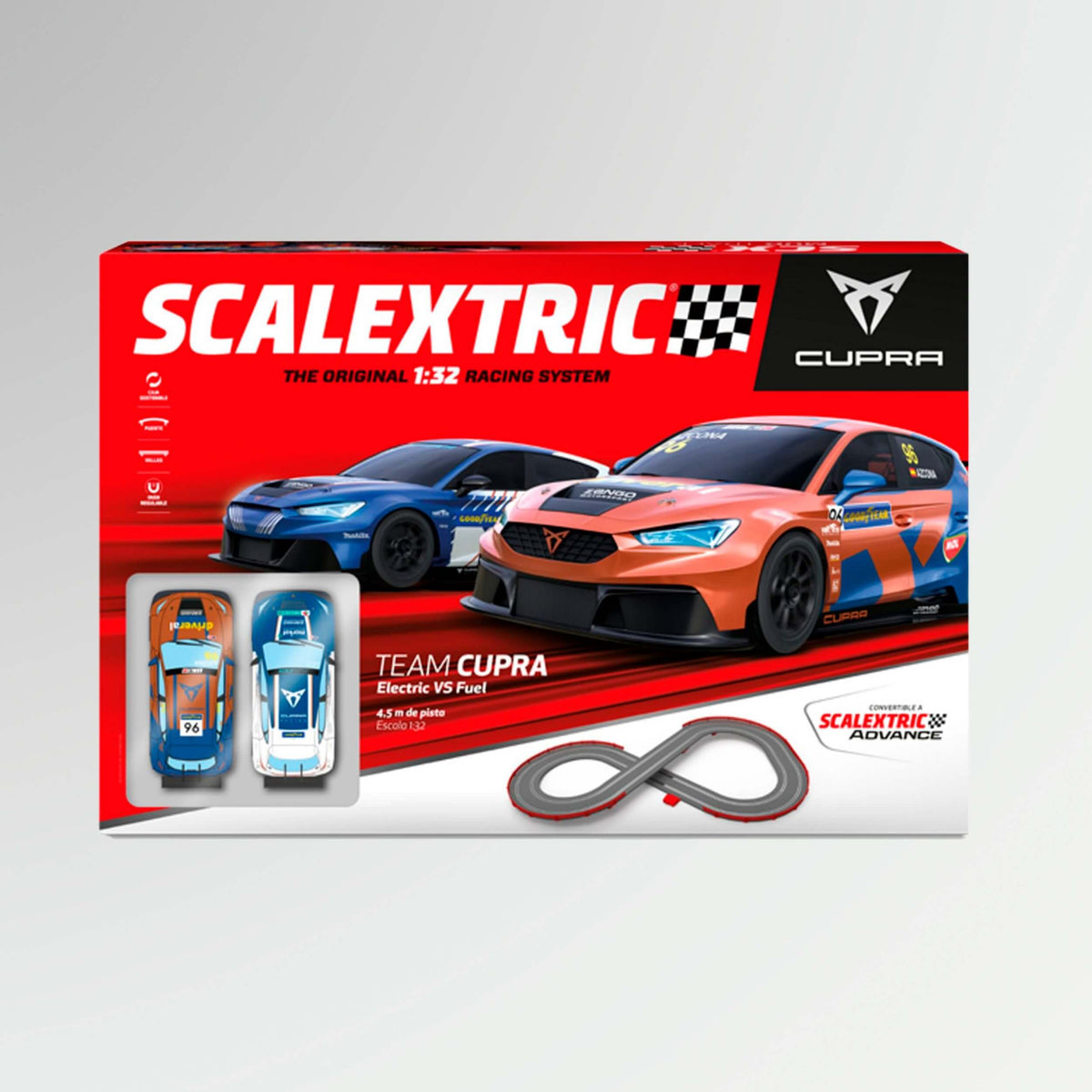 SCALEXTRIC Voiture De Course Échelle 1:43 - Cupra Leon Competición (Girolami) Pour Circuit Slot, Jouet Interactif