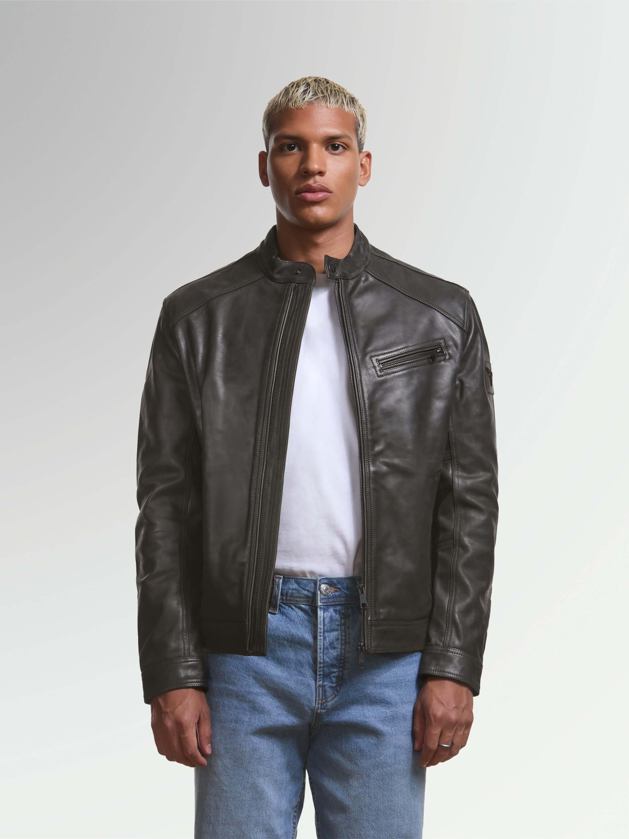 Men's leather jacket | CUPRA Collection