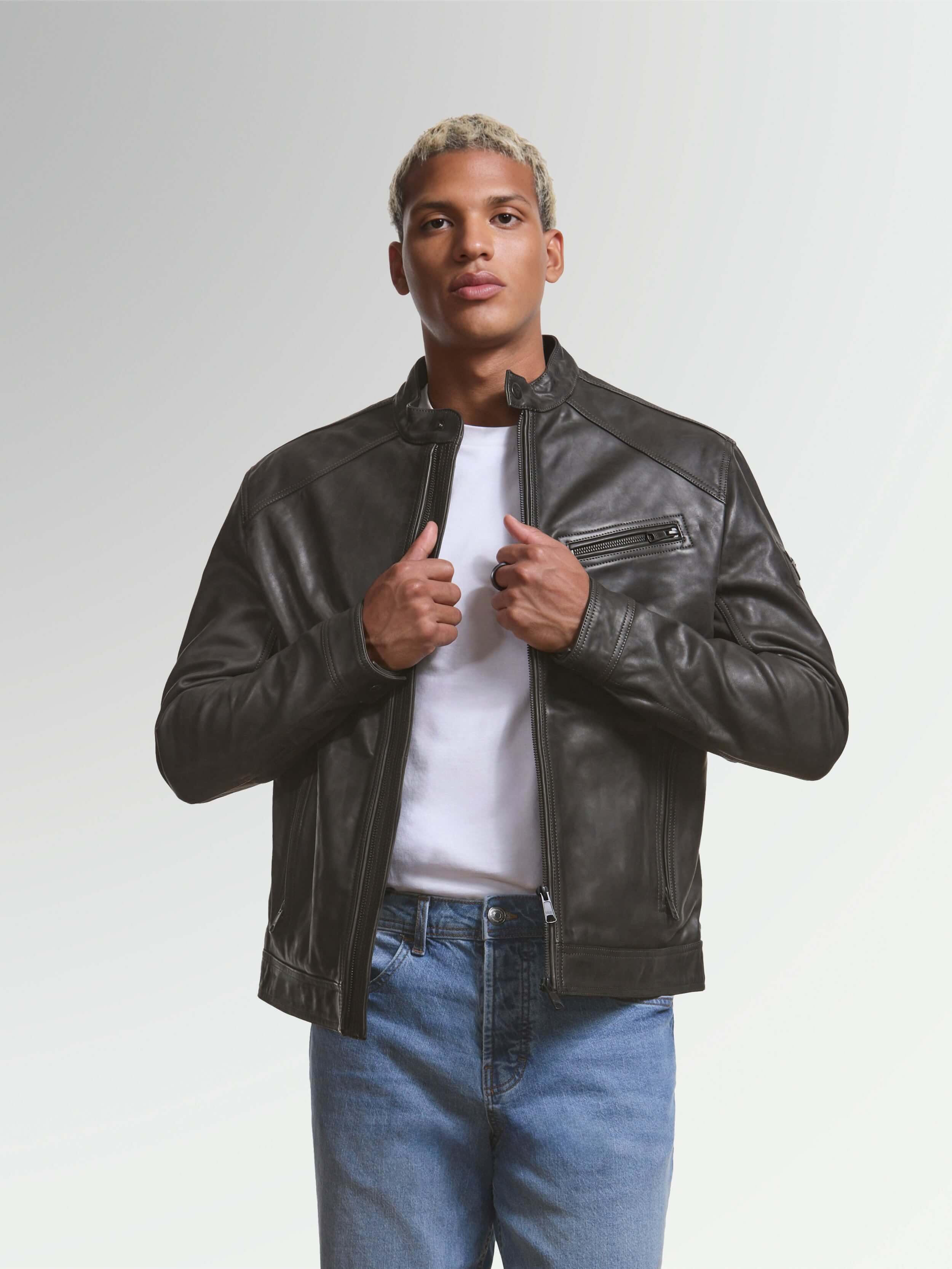 CUPRA CHAQUETA DE CUERO HOMBRE