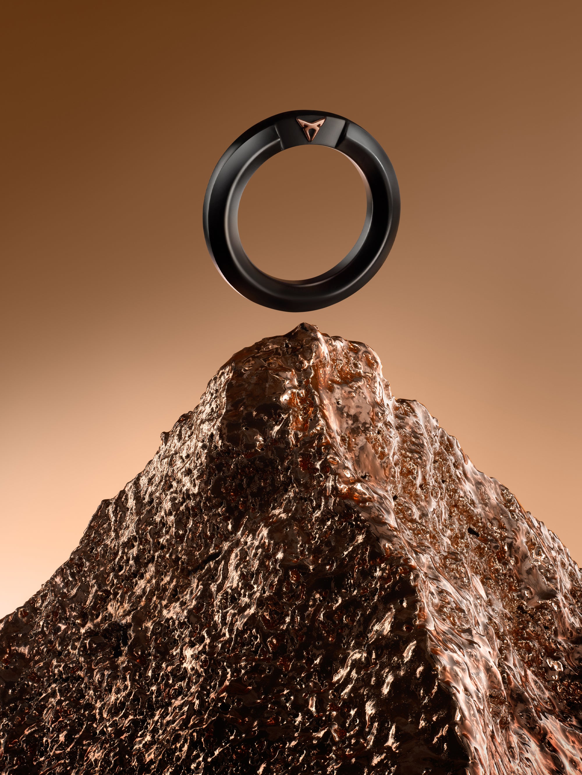 ANILLO DE COBRE CON CADENA - MAM x CUPRA