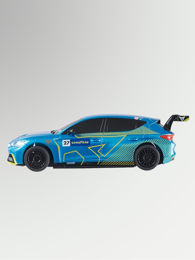 COCHE A ESCALA 1:43 SCALEXTRIC CUPRA E-RACER COMPACT – TAMBAY – WORLD CHAMPION ROW - SCALEXTRIC x CUPRA