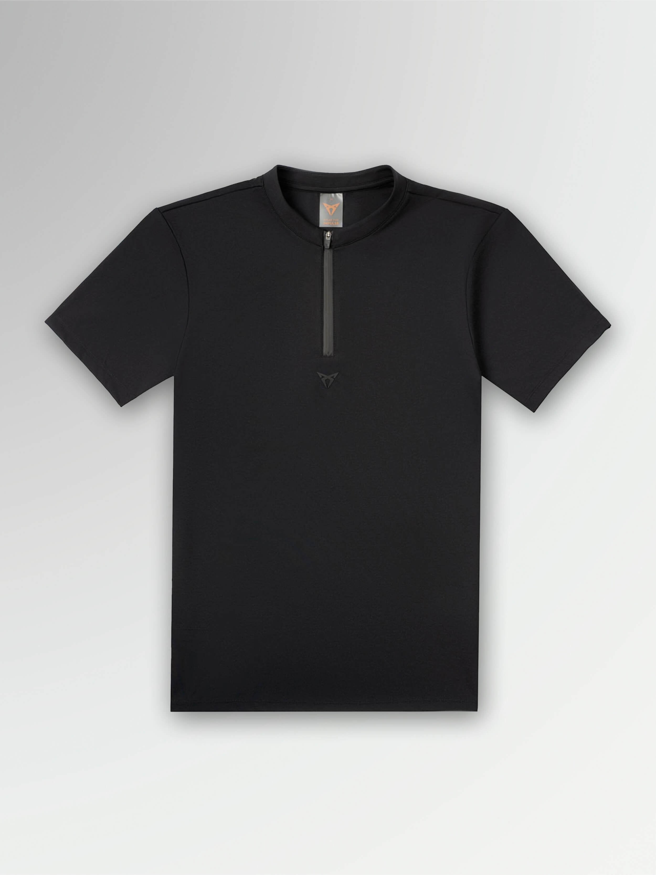 T-SHIRT TECHNISCH KURZE ÄRMEL SCHWARZ