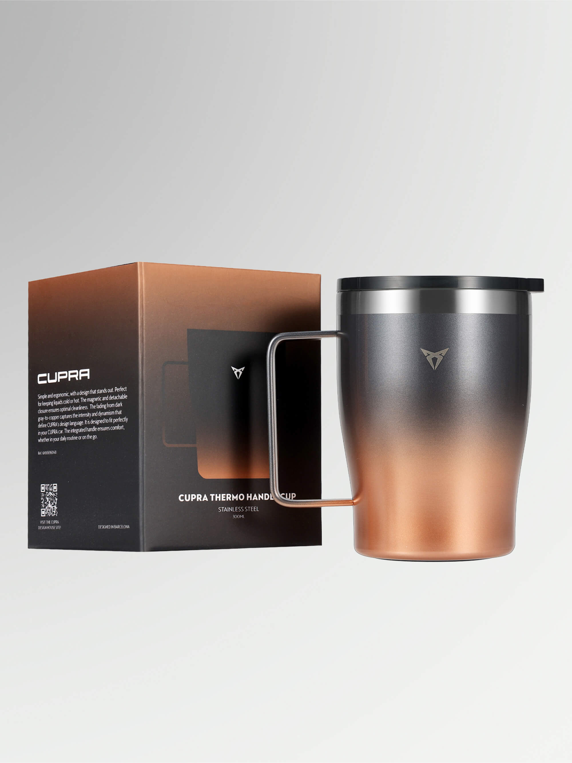 CUPRA THERMOBECHER MIT GRIFF 300 ML