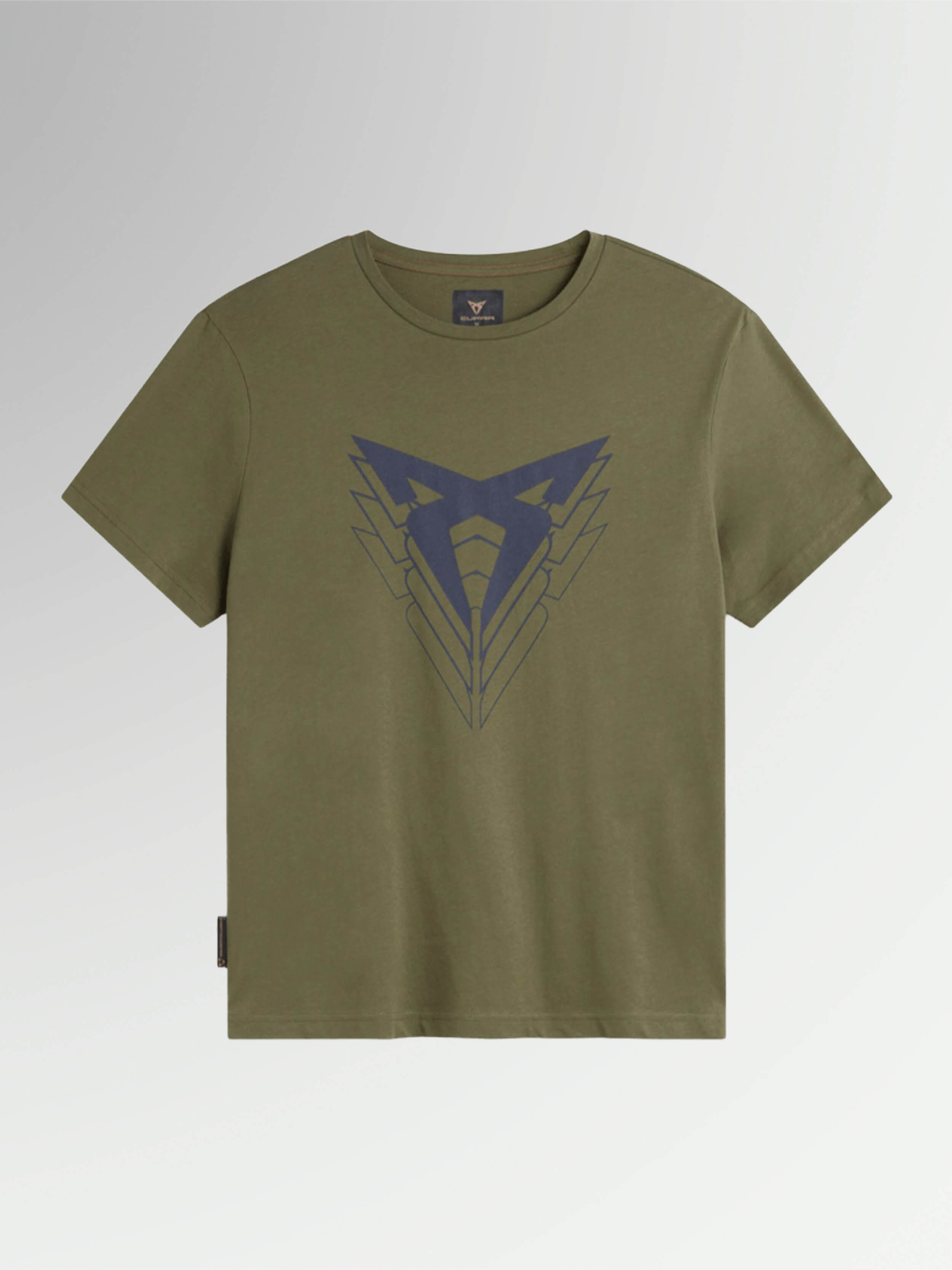 Green short-sleeved CUPRA T-shirt – big logo | CUPRA Collection