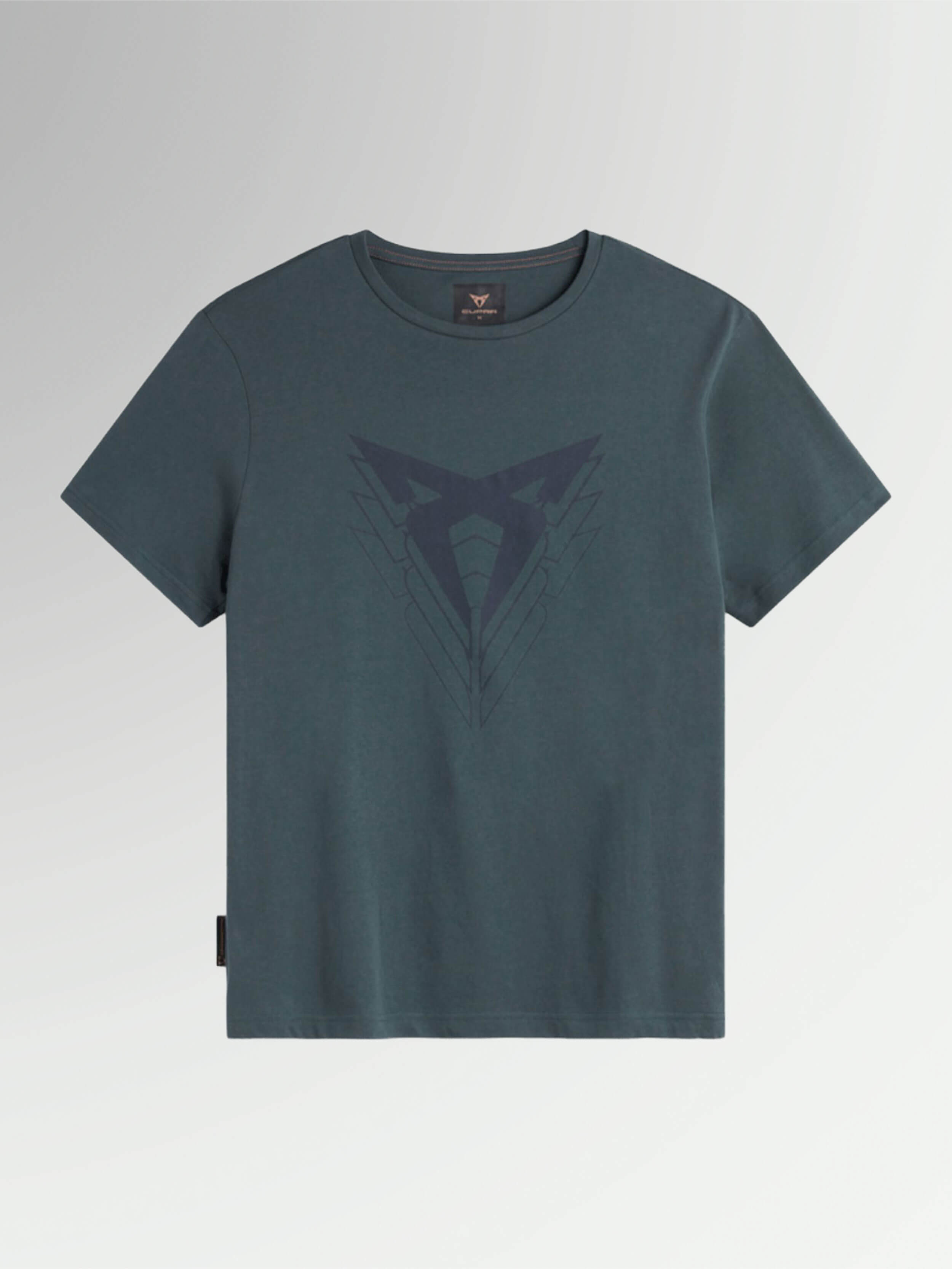 Grey short-sleeved CUPRA T-shirt – Big Logo | CUPRA Collection