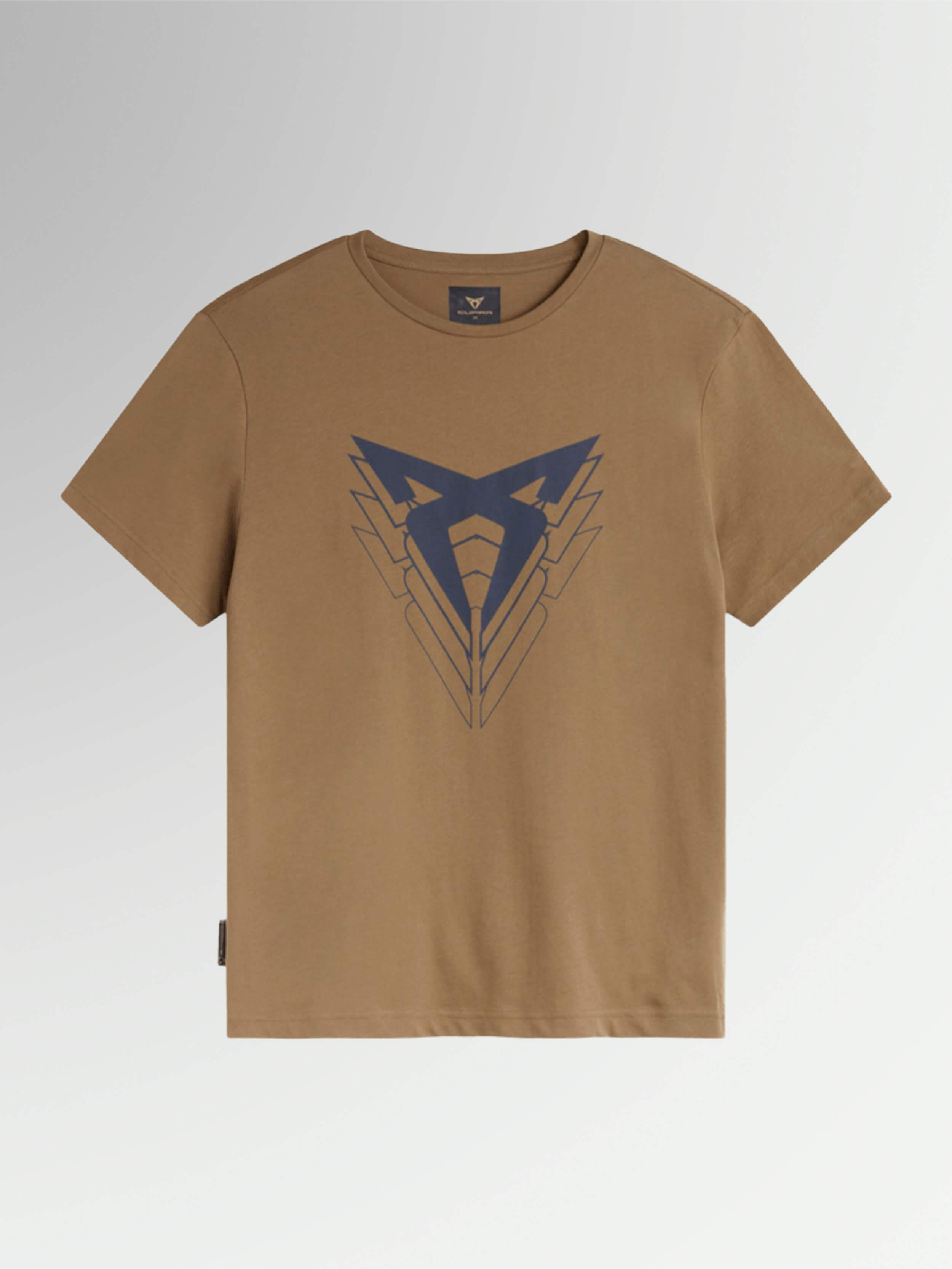 Brown short-sleeved CUPRA T-shirt – Big Logo | CUPRA Collection
