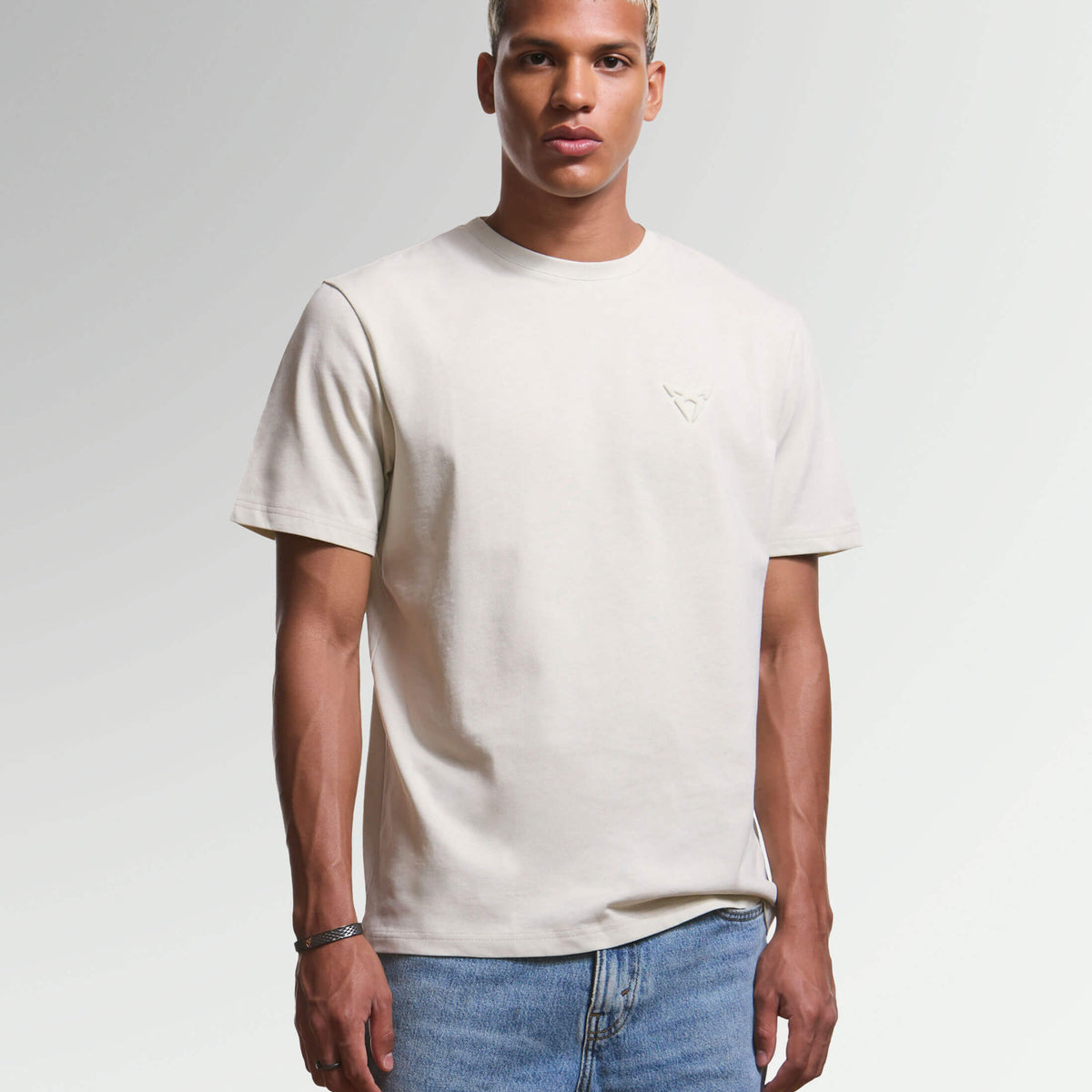 Camiseta beige embossed unisex Fit Regular | CUPRA Collection