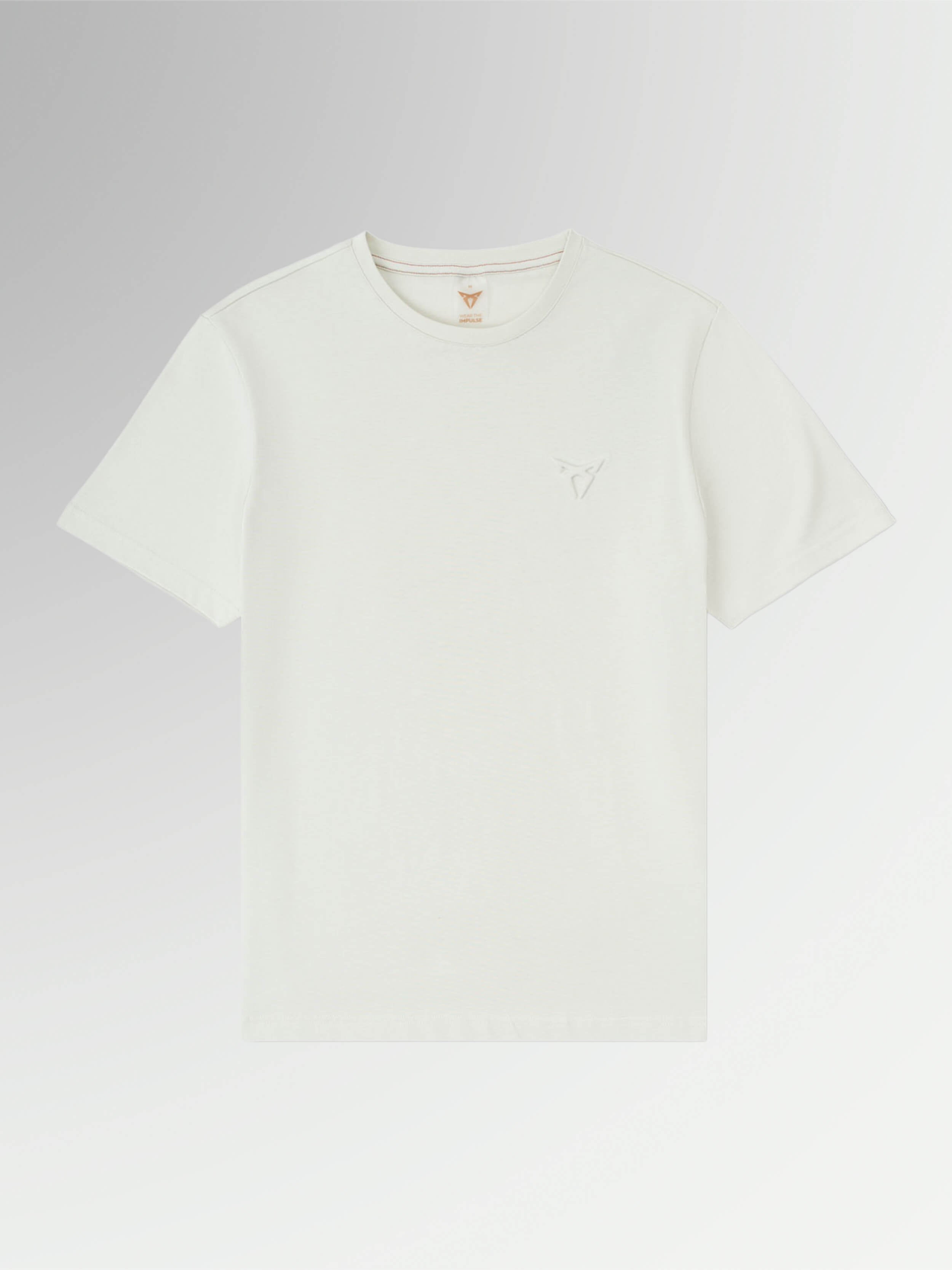 Unisex beige embossed T-shirt regular fit | CUPRA Collection