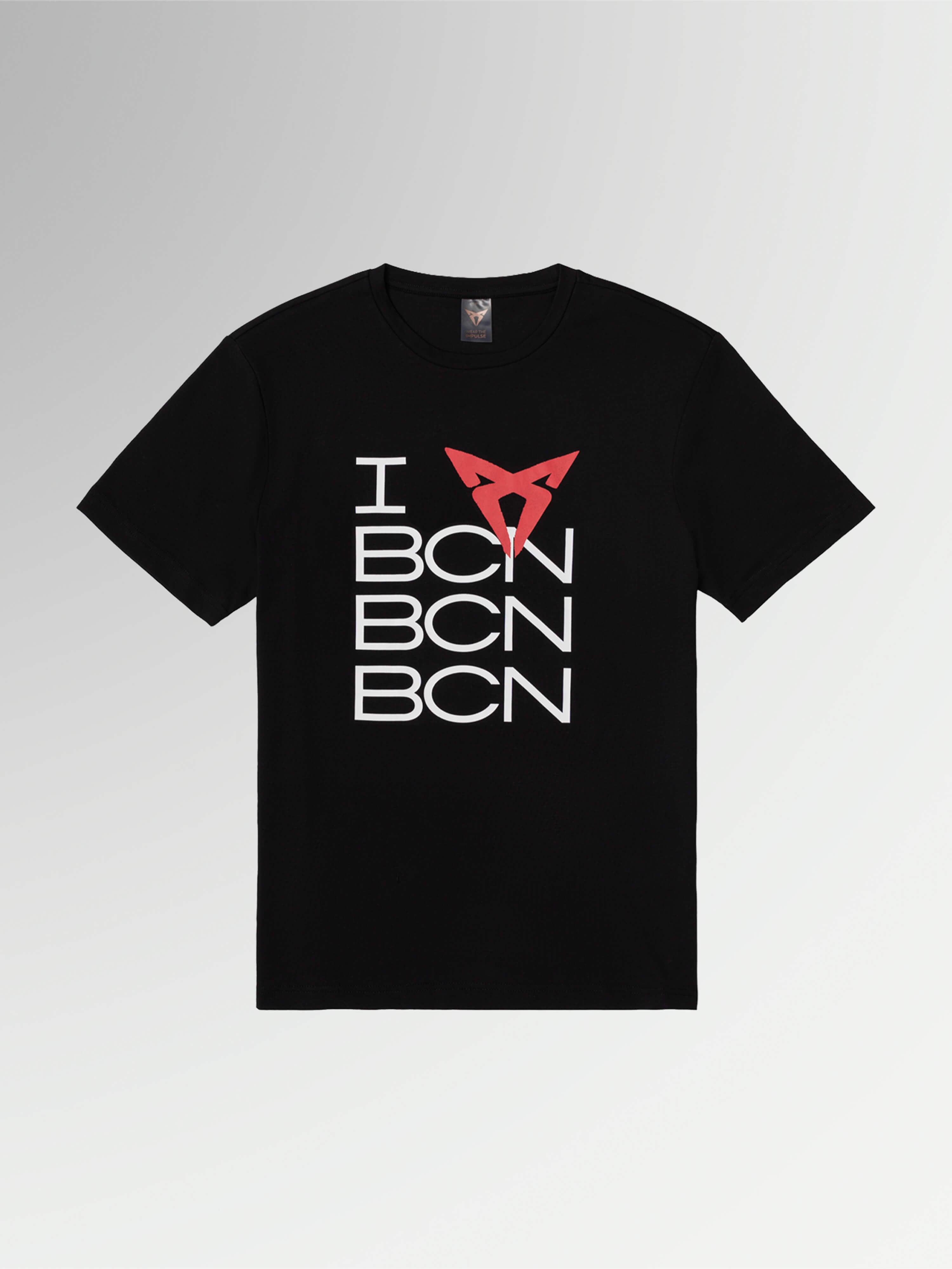 T-SHIRT I LOVE CUPRA BCN SCHWARZ UNISEX