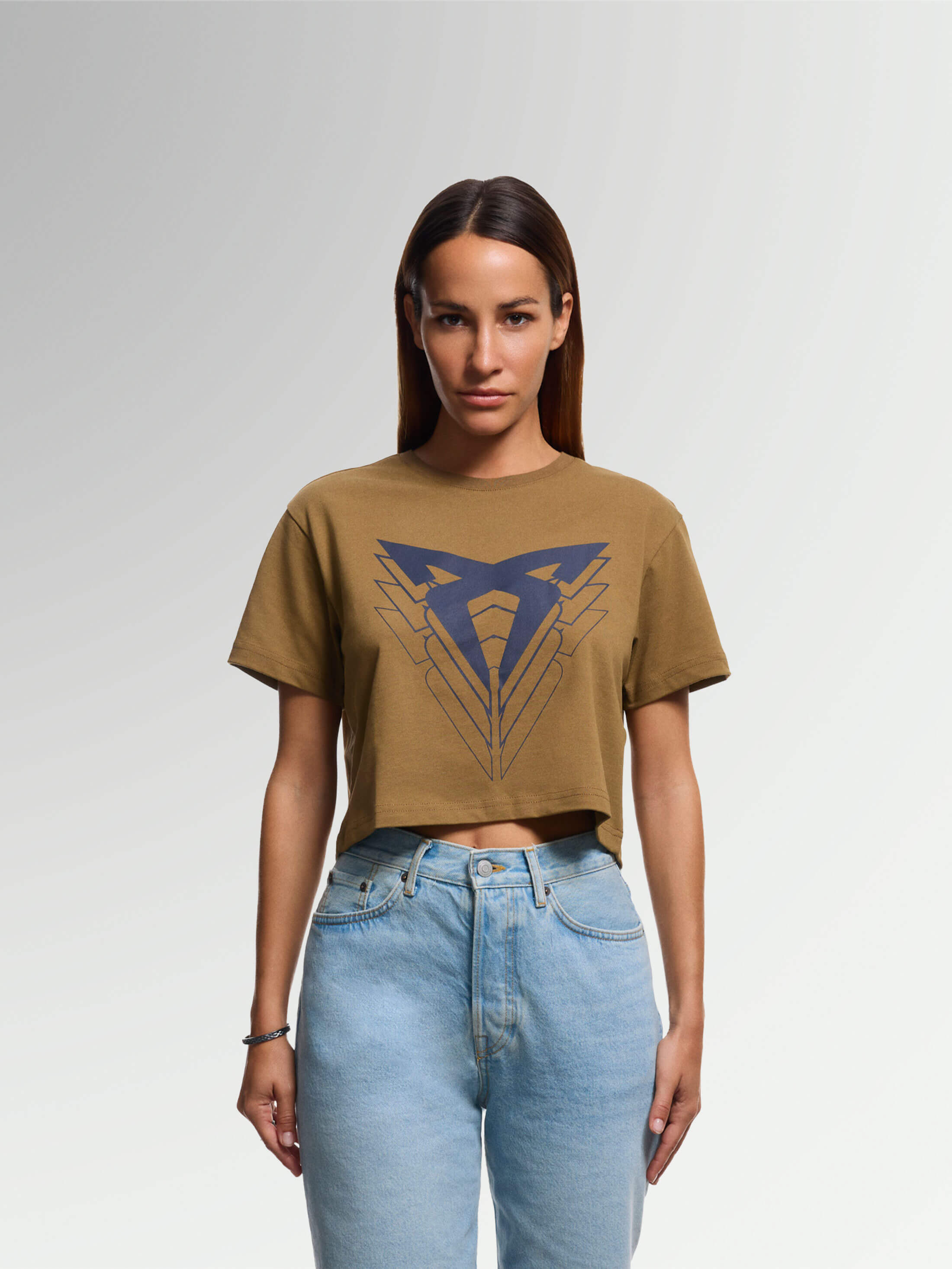 CUPRA CAMISETA BIG LOGO CROPPED