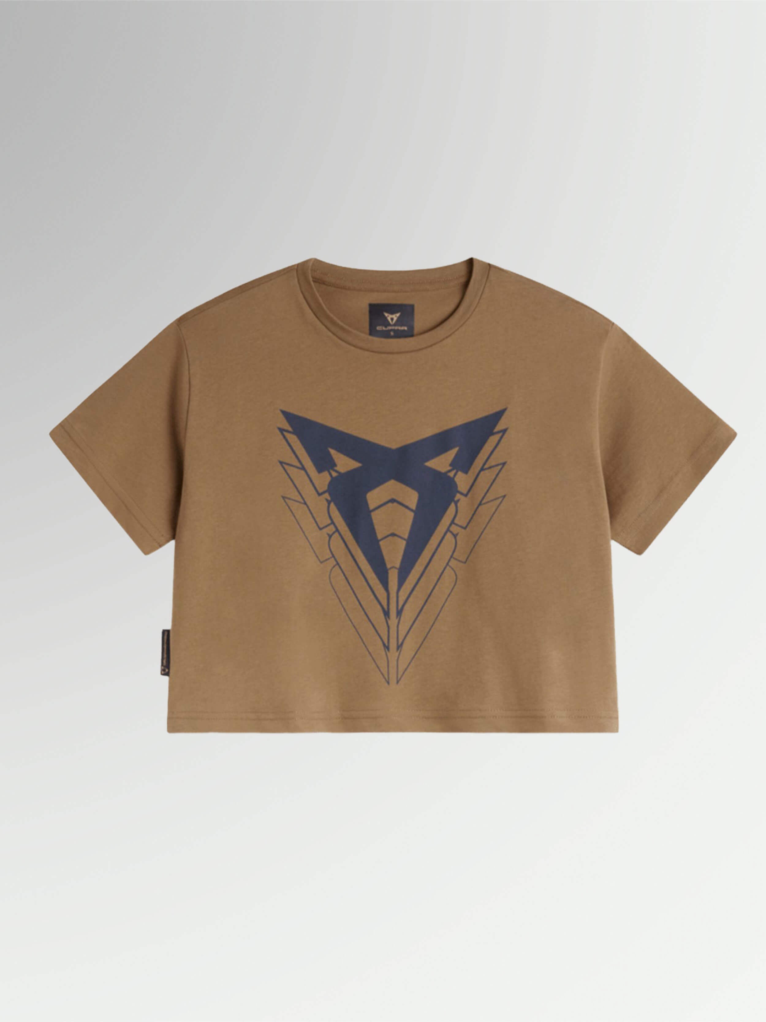 CUPRA CAMISETA BIG LOGO CROPPED