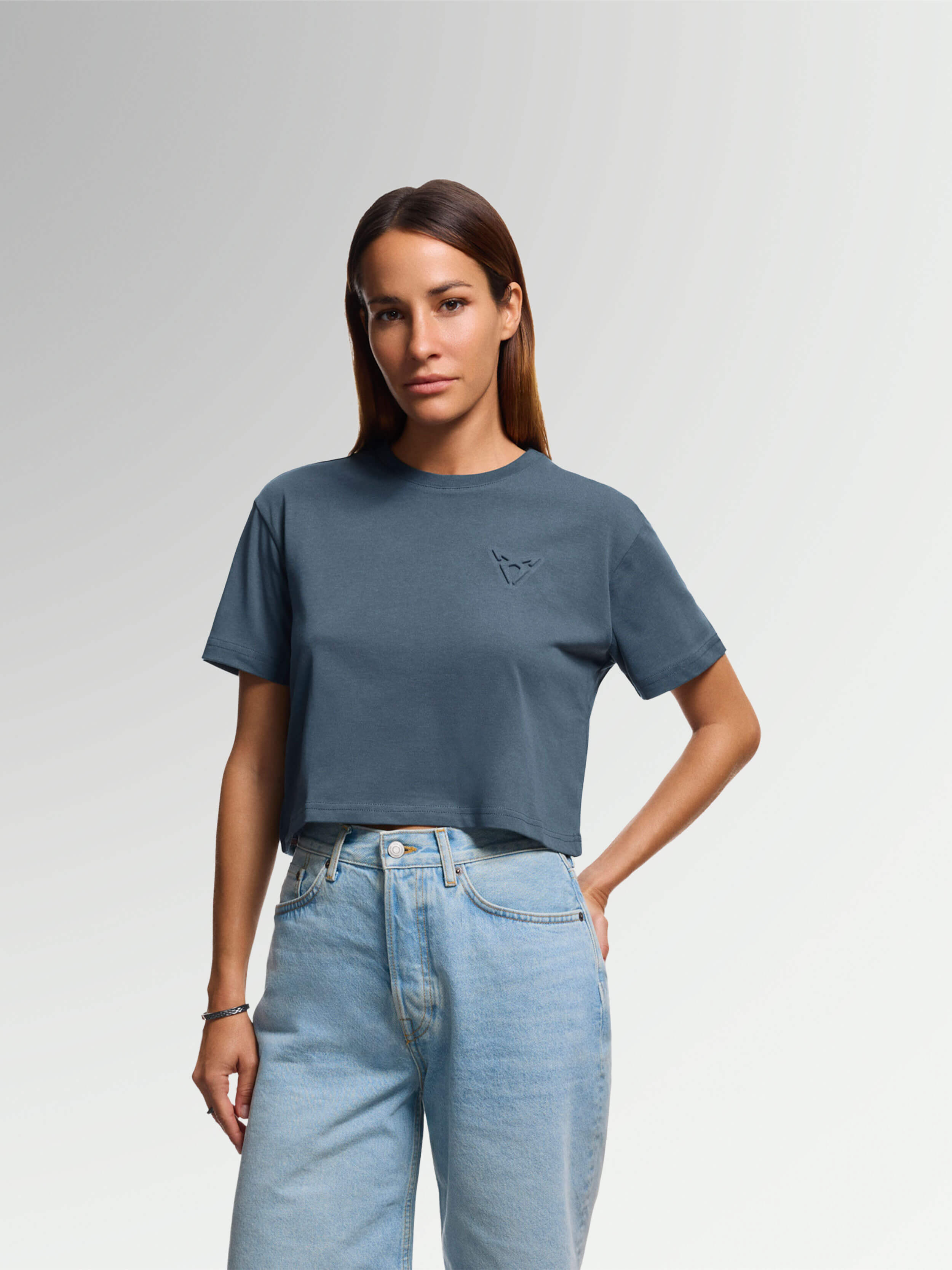 CUPRA CAMISETA EMBOSSED CROPPED