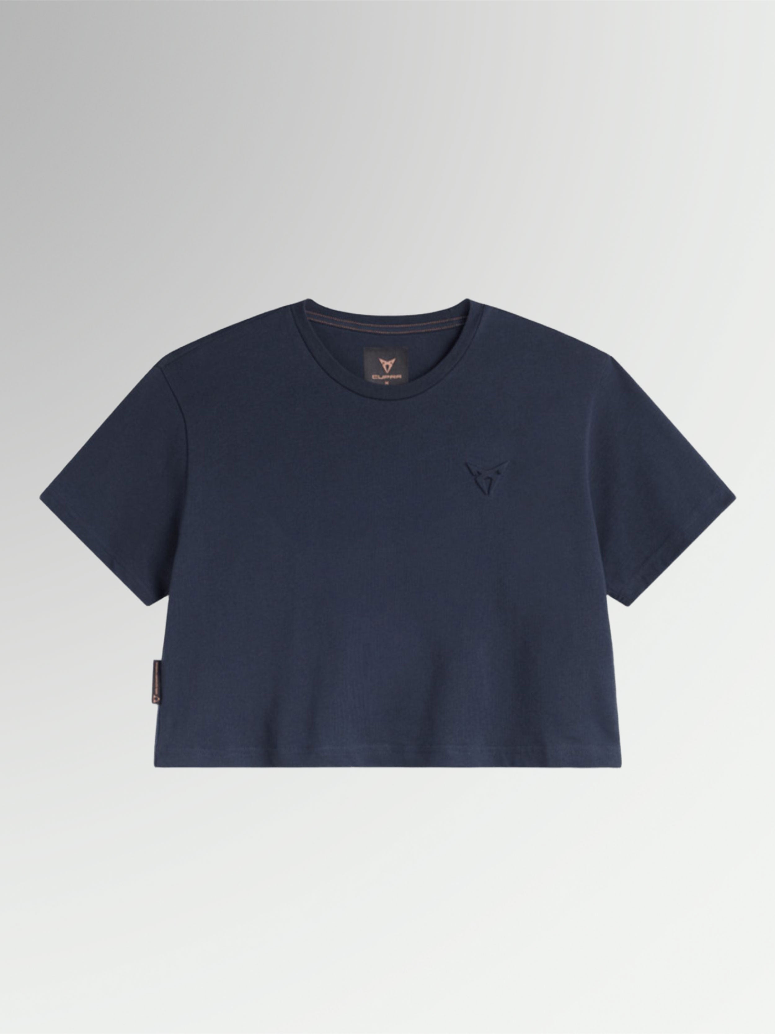 CUPRA EMBOSSED T-SHIRT CROP TOP