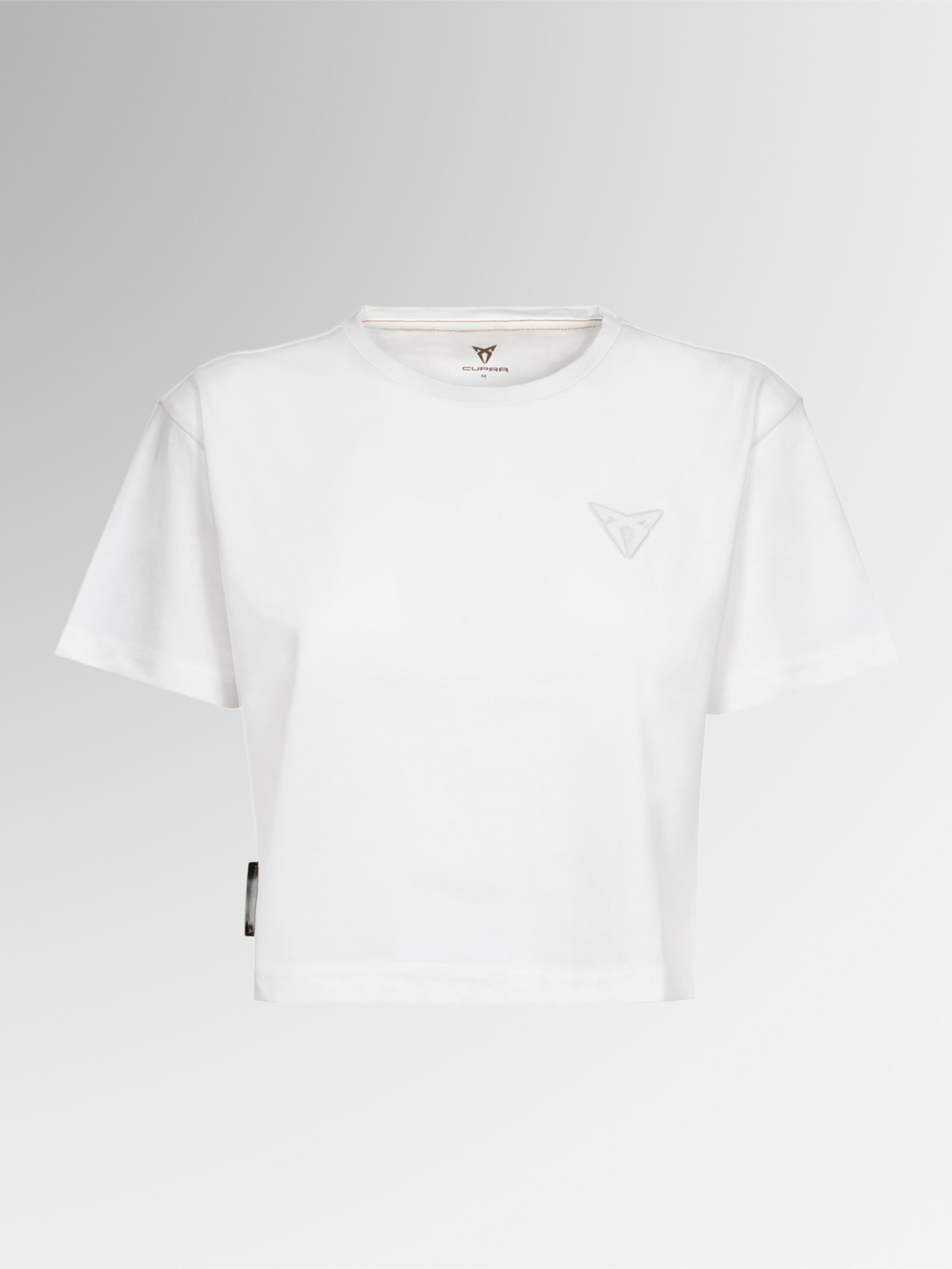 CUPRA EMBOSSED T-SHIRT CROP TOP