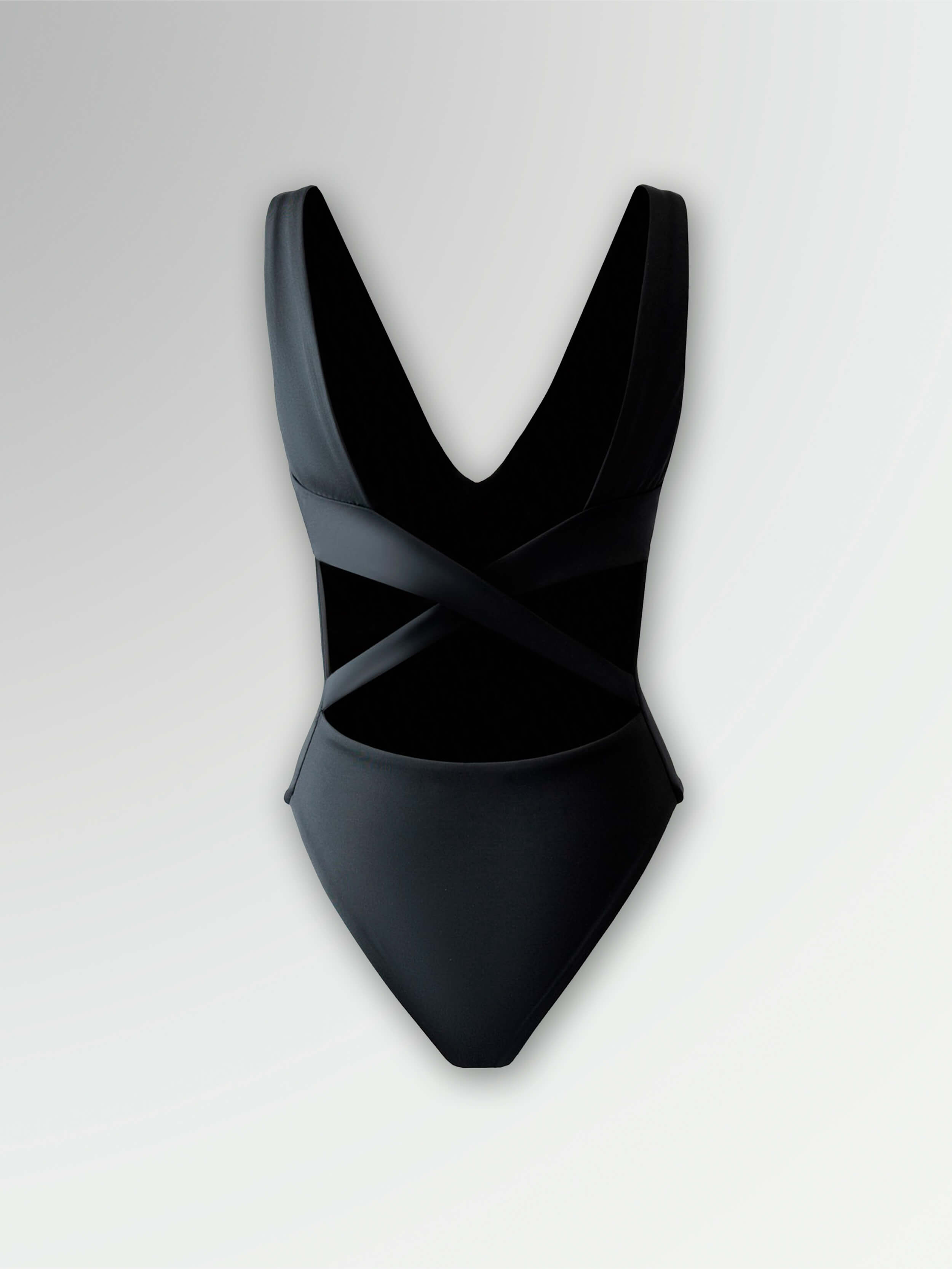 CUPRA SCHWARZER BADEANZUG AUS TECHNISCHEM GEWEBE