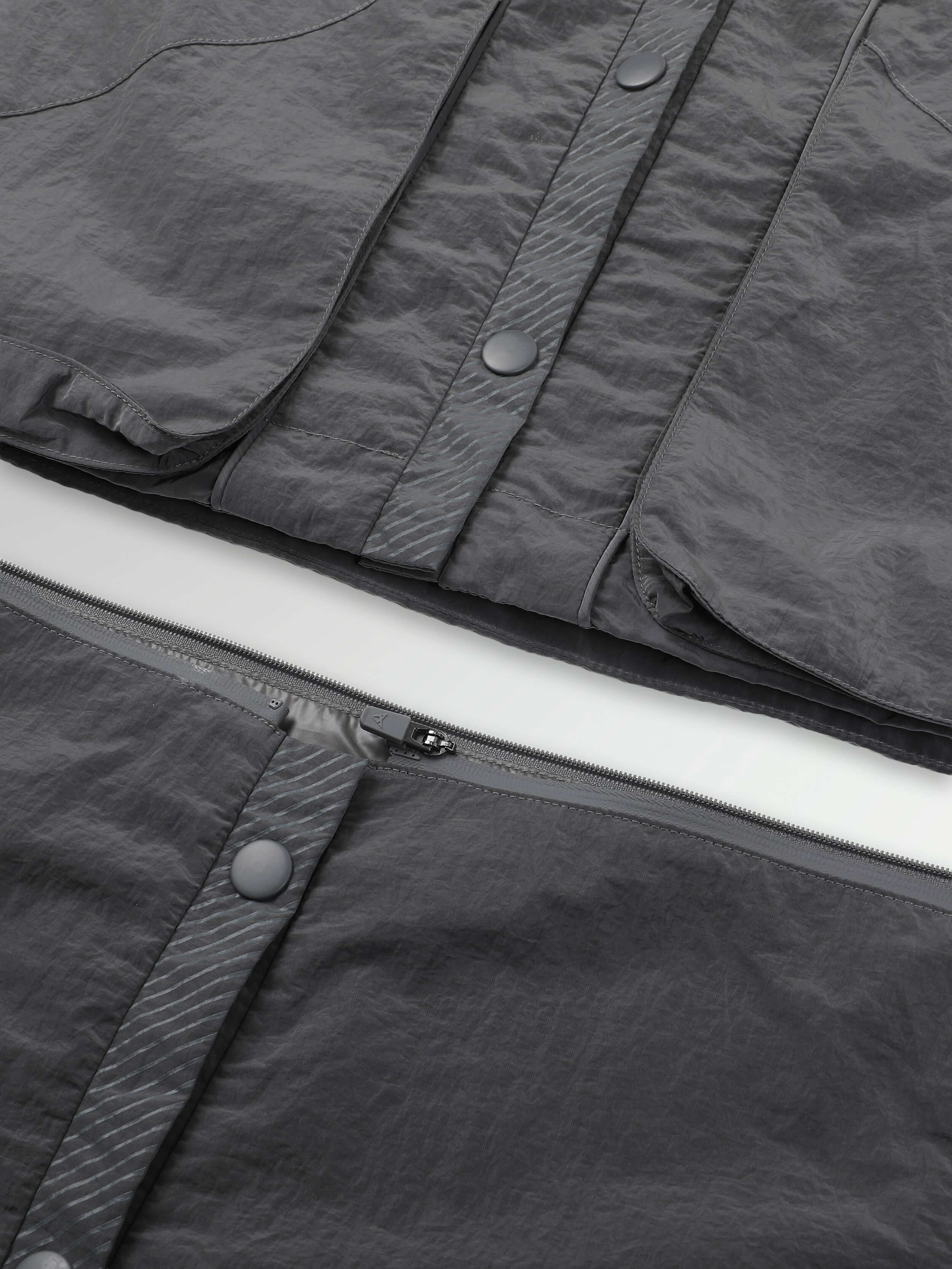 CHAQUETA DEPORTIVA GRIS MUJER