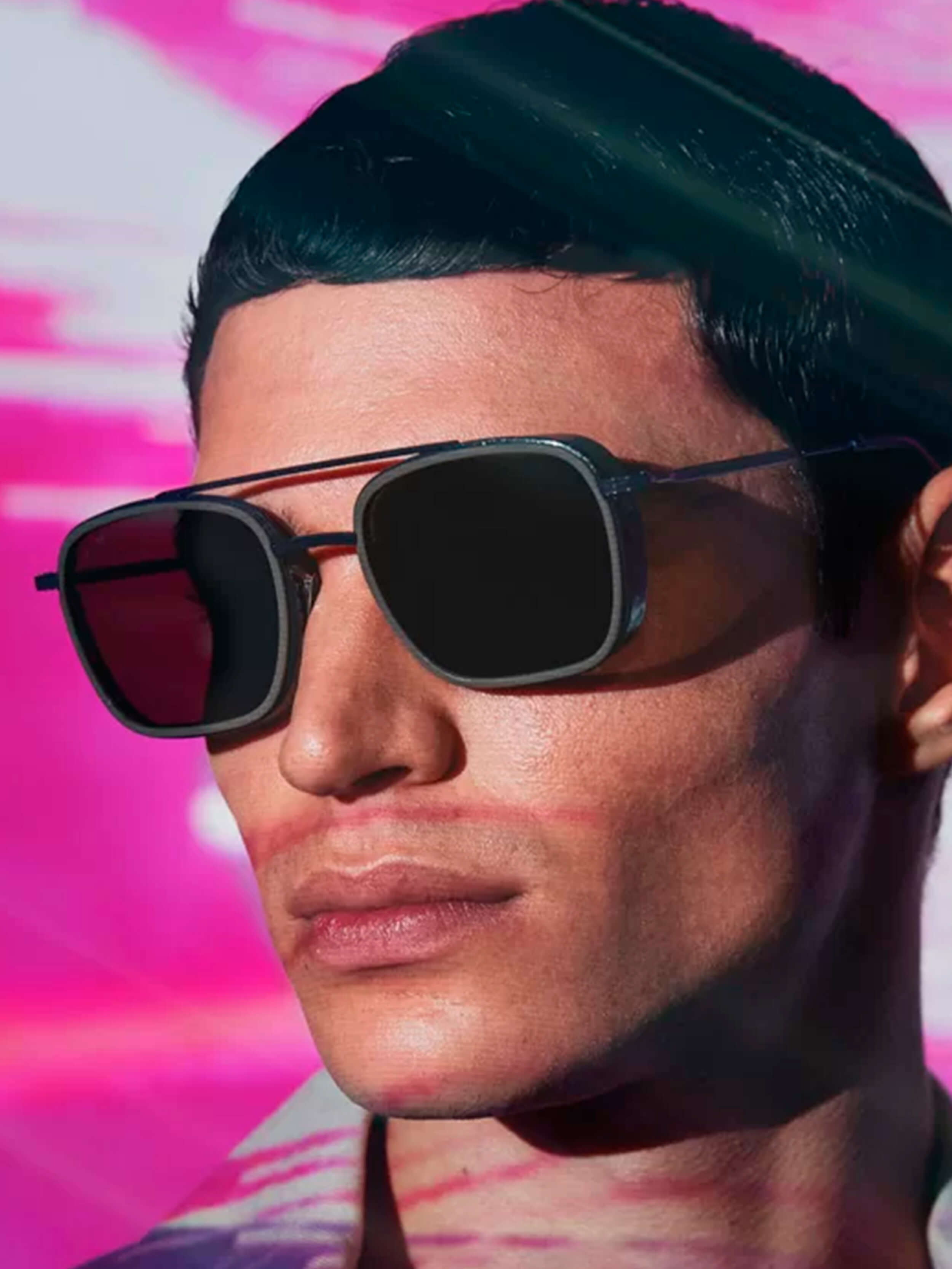 GAFAS DE SOL REUNION METAL EXPLORER  DARK ALUMINIUM / MAGNETIC TECH – L.G.R x CUPRA