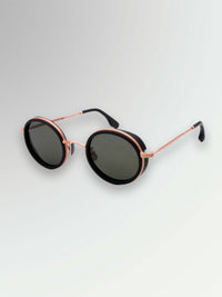L.G.R X CUPRA REUNION METAL EXPLORER DARK BLACK MATTE / TECH COPPER SUNGLASSES