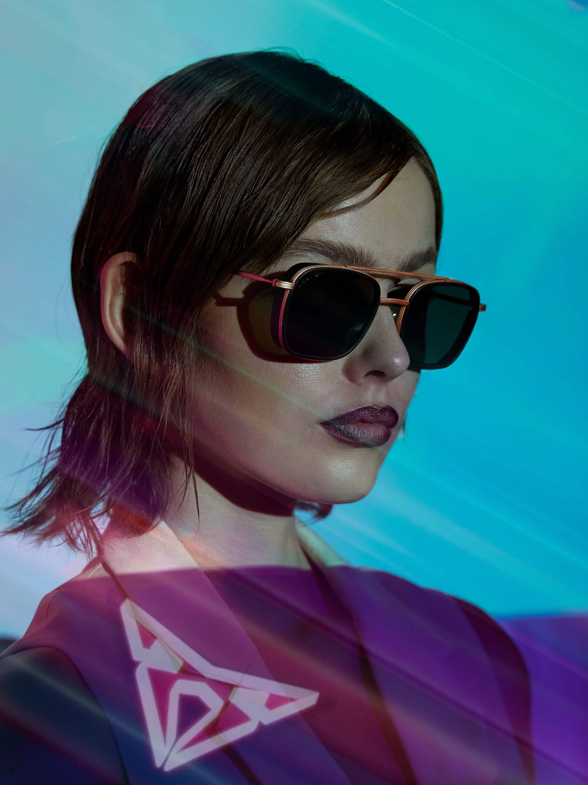 SONNENBRILLE TRIBE BLACK MATT / TECH COOPER  – LGR x CUPRA